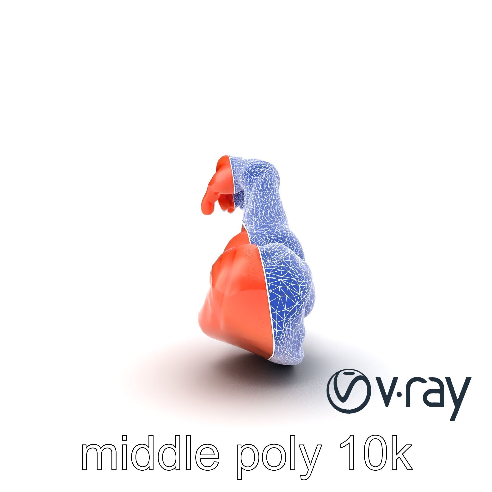 Surreal Muscle Fiber Dynamic Pose model pack Low-poly 3D model_29