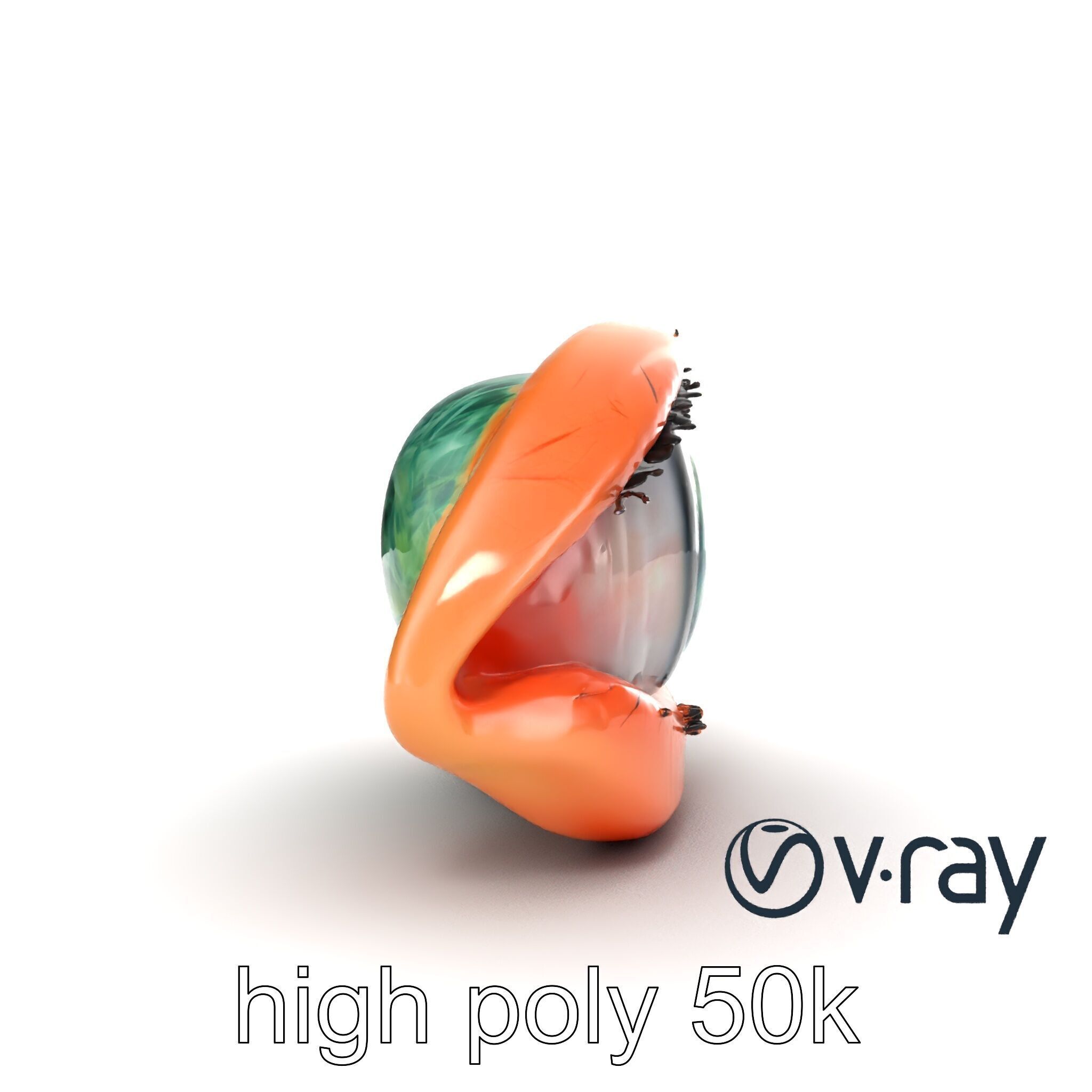 Realistic Human Eye Model Pack with Detailed Iris Low-poly 3D model_22