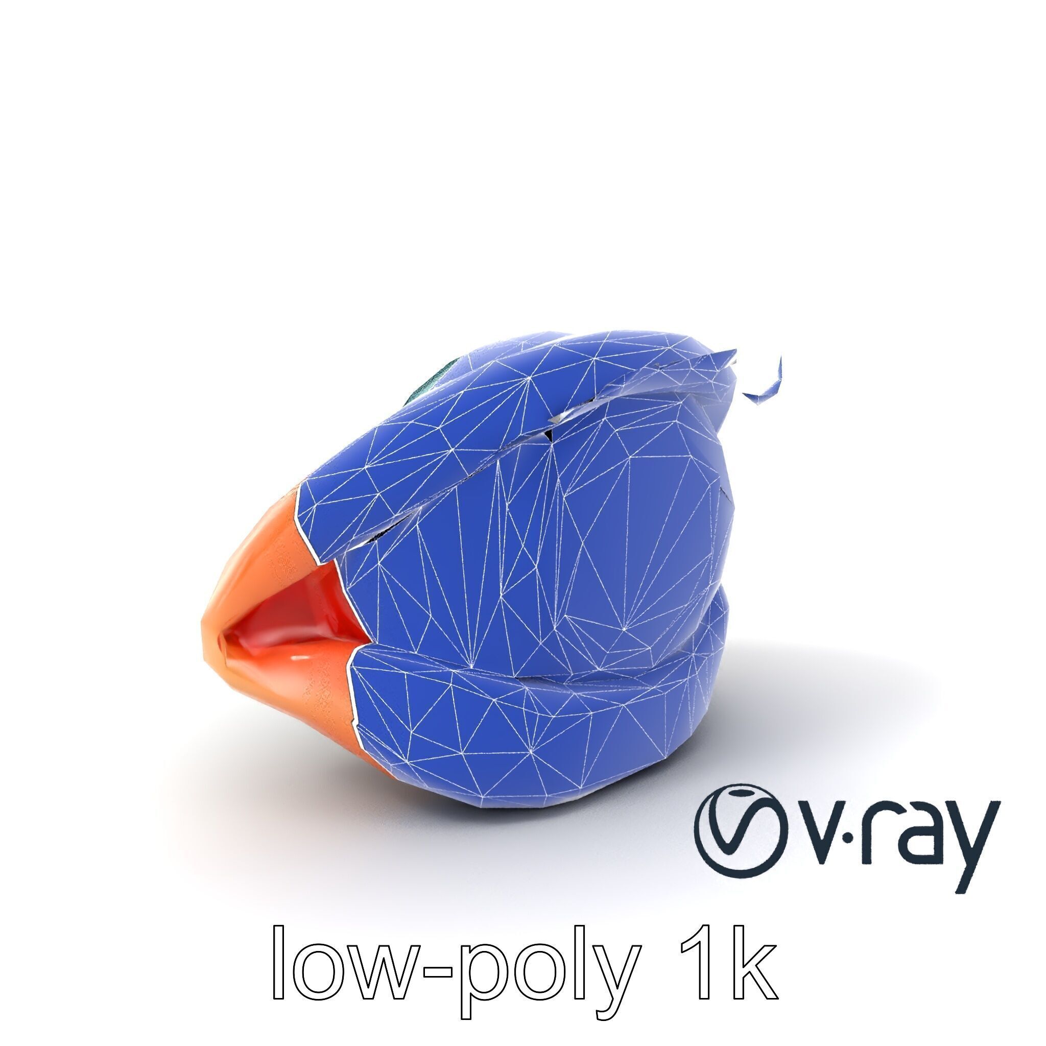 Realistic Human Eye Model Pack with Detailed Iris Low-poly 3D model_10