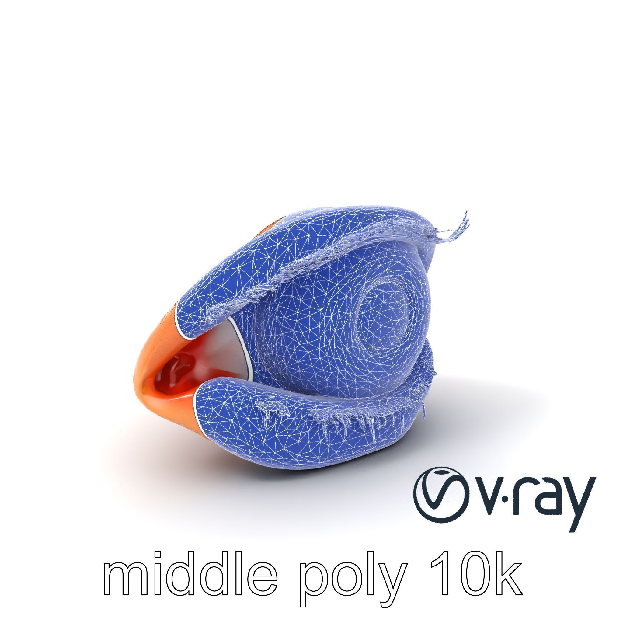 Realistic Human Eye Model Pack with Detailed Iris Low-poly 3D model_6