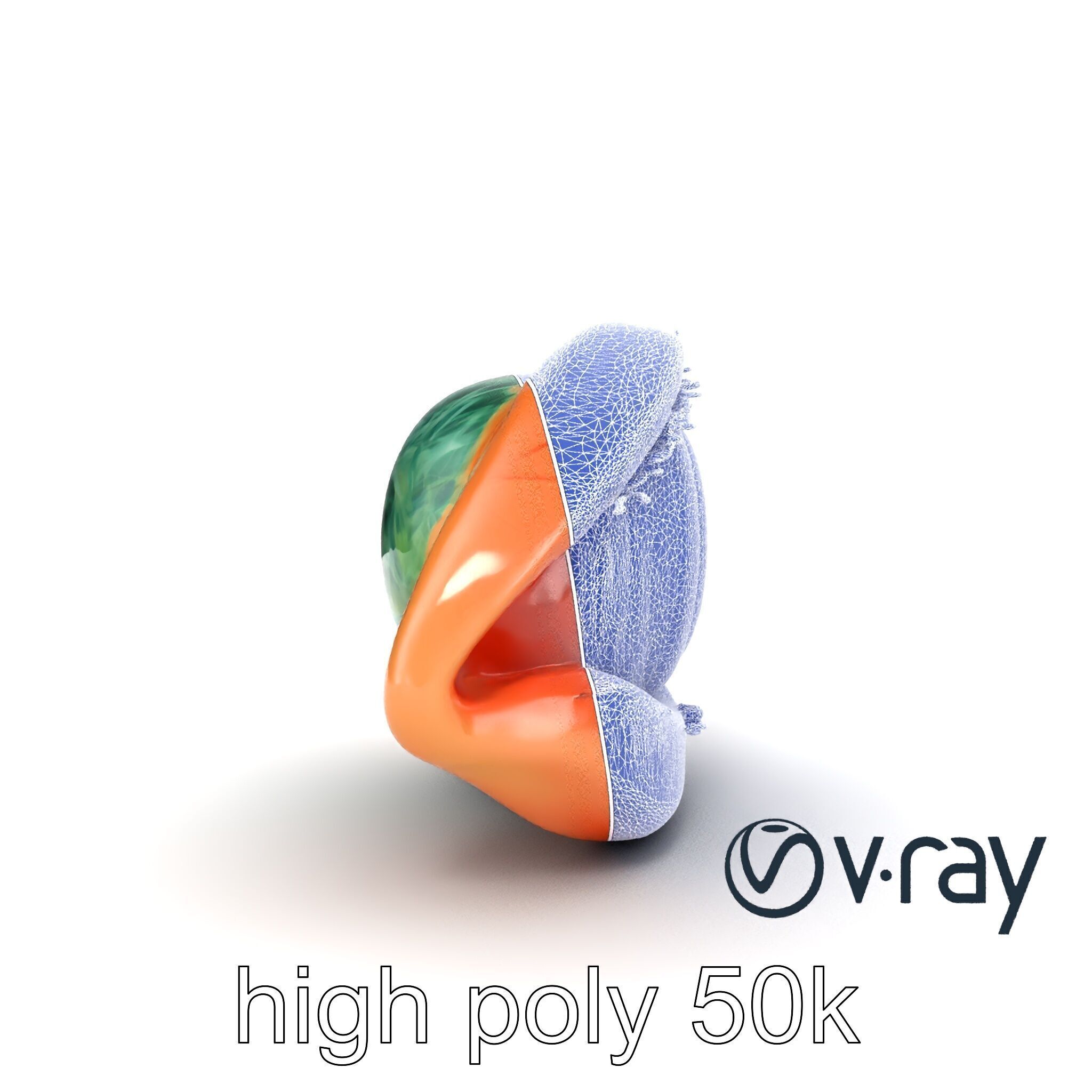 Realistic Human Eye Model Pack with Detailed Iris Low-poly 3D model_31