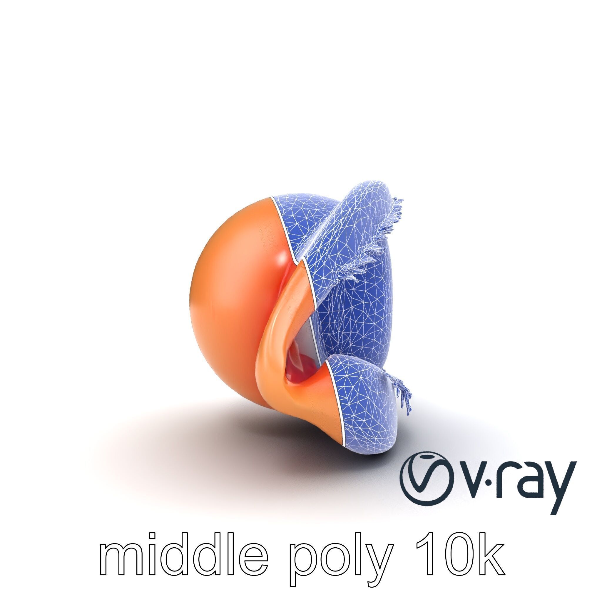 Realistic Human Eye Model Pack with Detailed Iris Low-poly 3D model_21