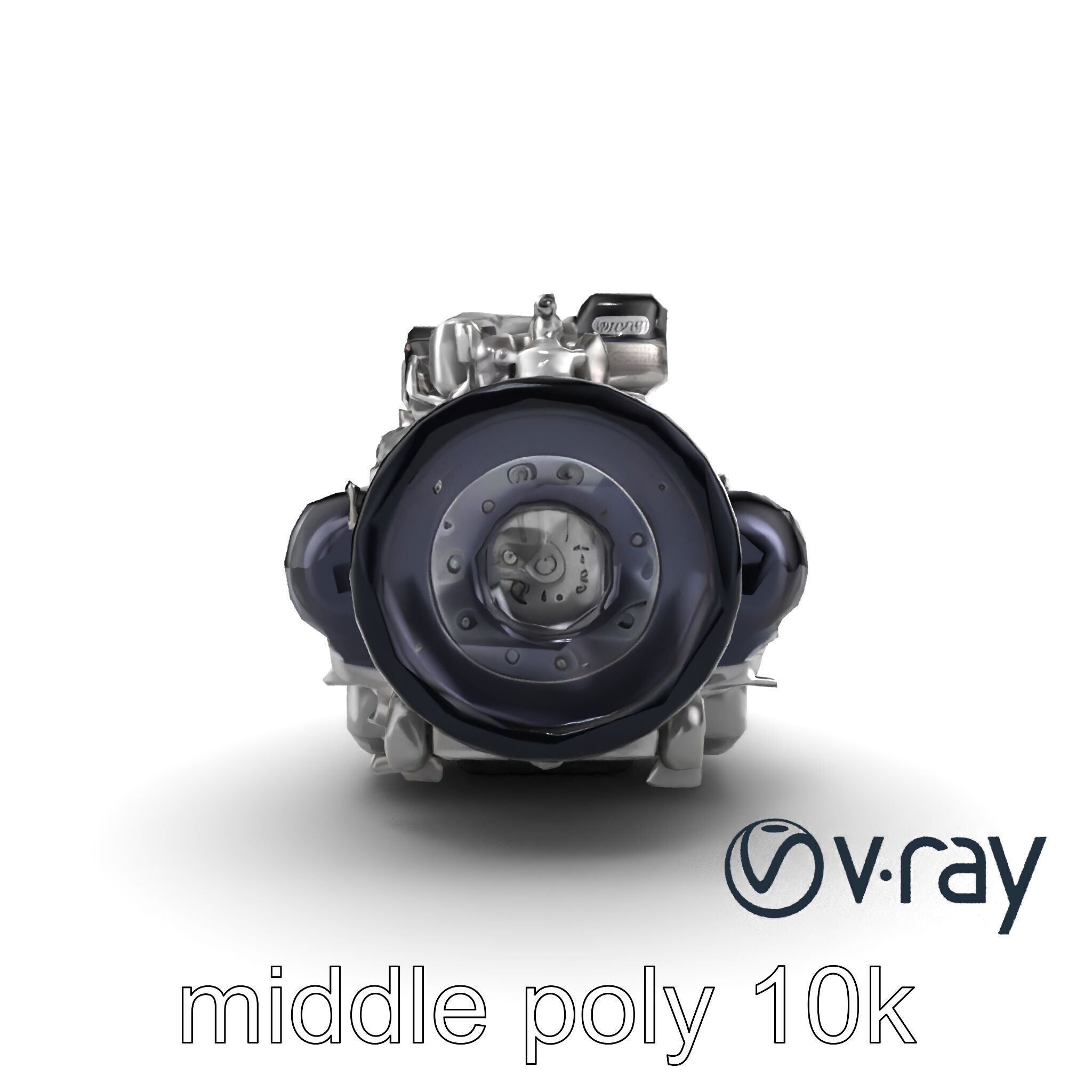 Hybrid Engine Digital Interface Model Pack Low-poly 3D model_25