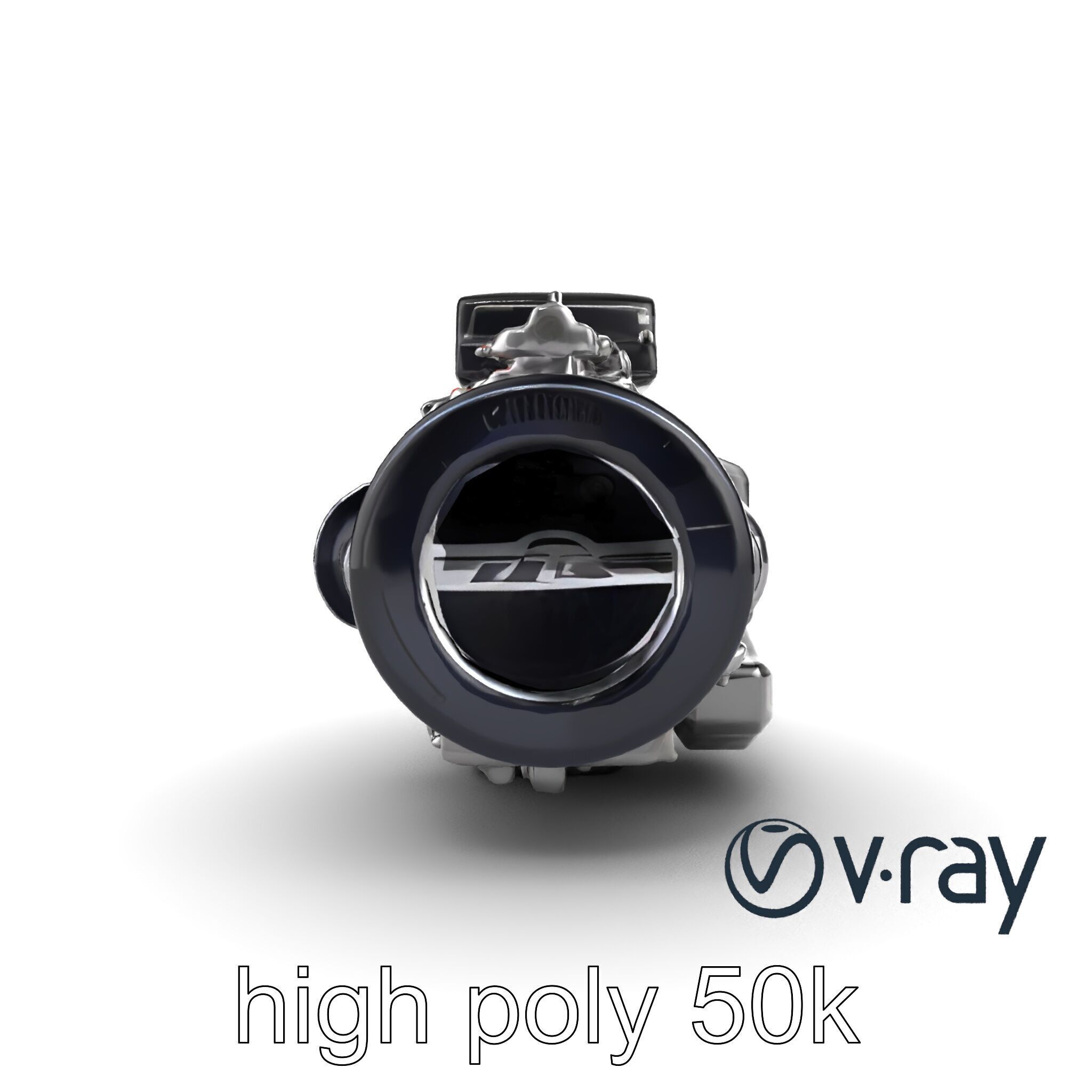 Hybrid Engine Digital Interface Model Pack Low-poly 3D model_28