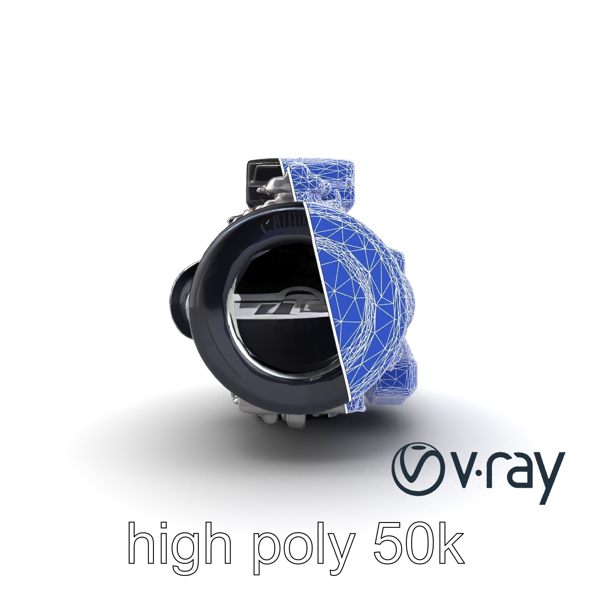 Hybrid Engine Digital Interface Model Pack Low-poly 3D model_20
