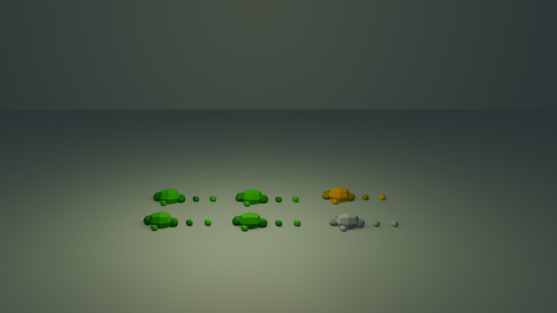 A large collection that consists of 124 objects Low-poly 3D model_3