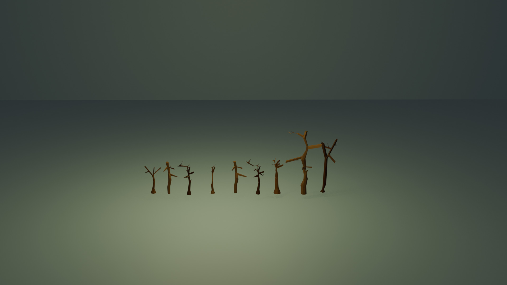 A large collection that consists of 124 objects Low-poly 3D model_4