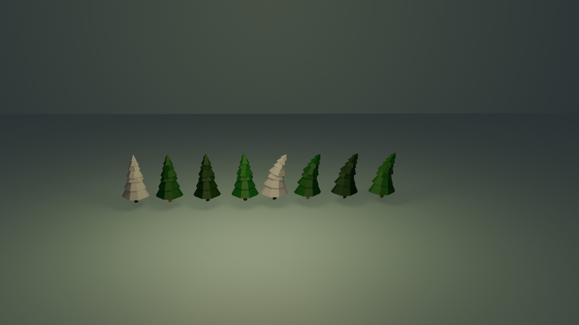 A large collection that consists of 124 objects Low-poly 3D model_8