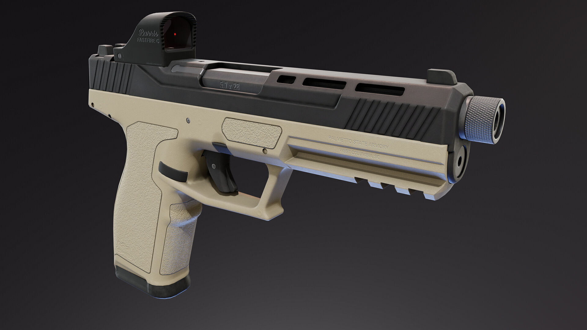 PSA Rock 57 Low-poly 3D model_6