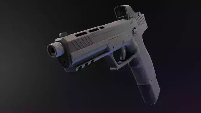 PSA Rock 57 Low-poly 3D model