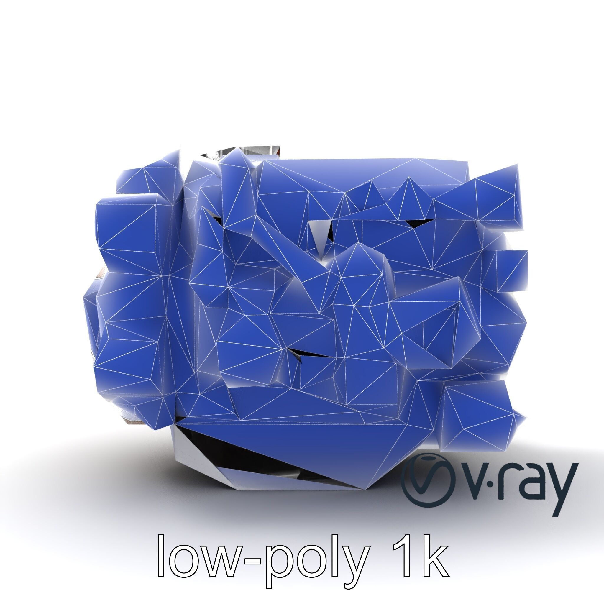 Diesel Inline-4 Engine Model Pack with Detailed Turbo Features Low-poly 3D model_12