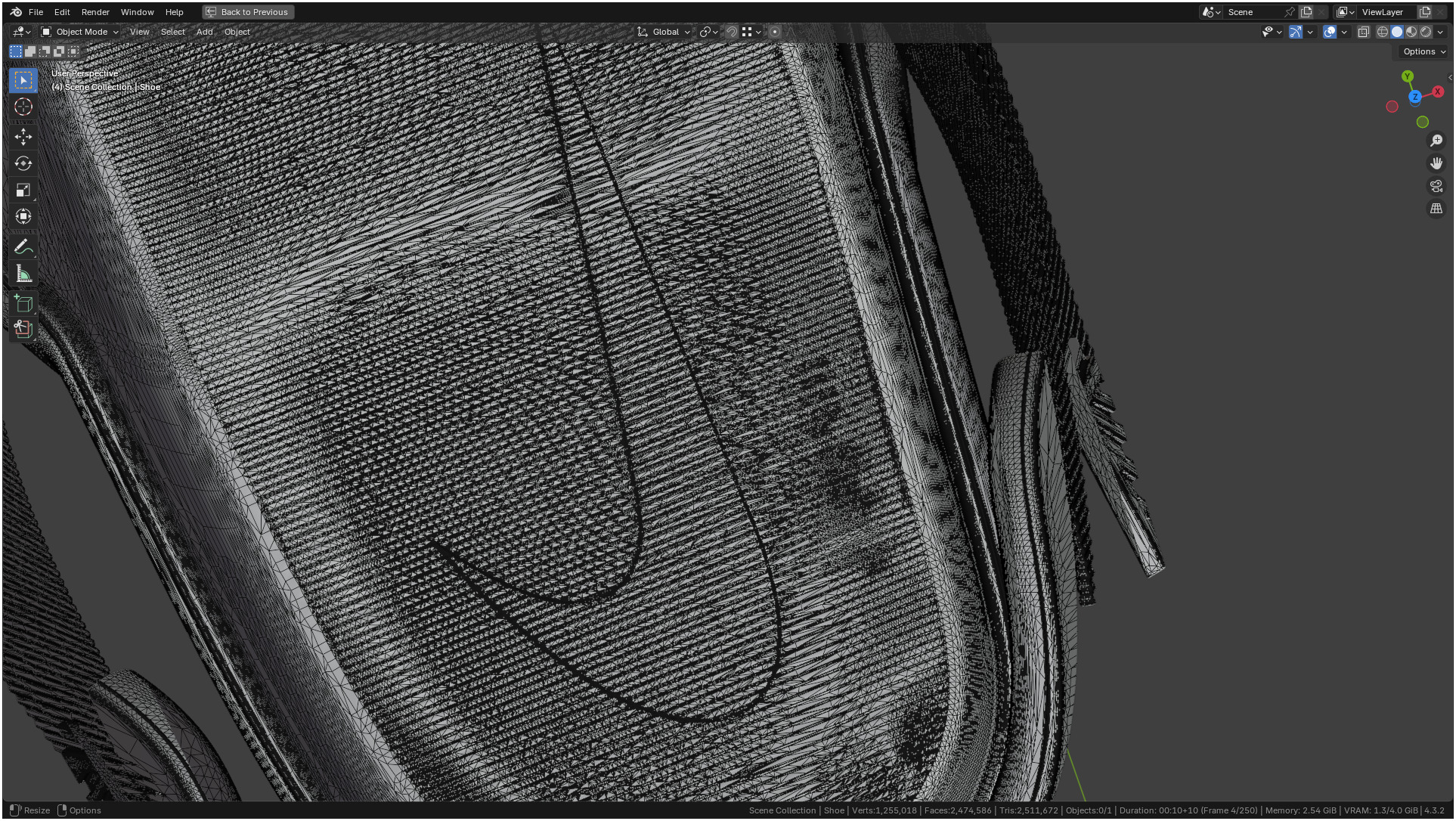 Printable Nike Calm Mule Shoe 3D print model_44