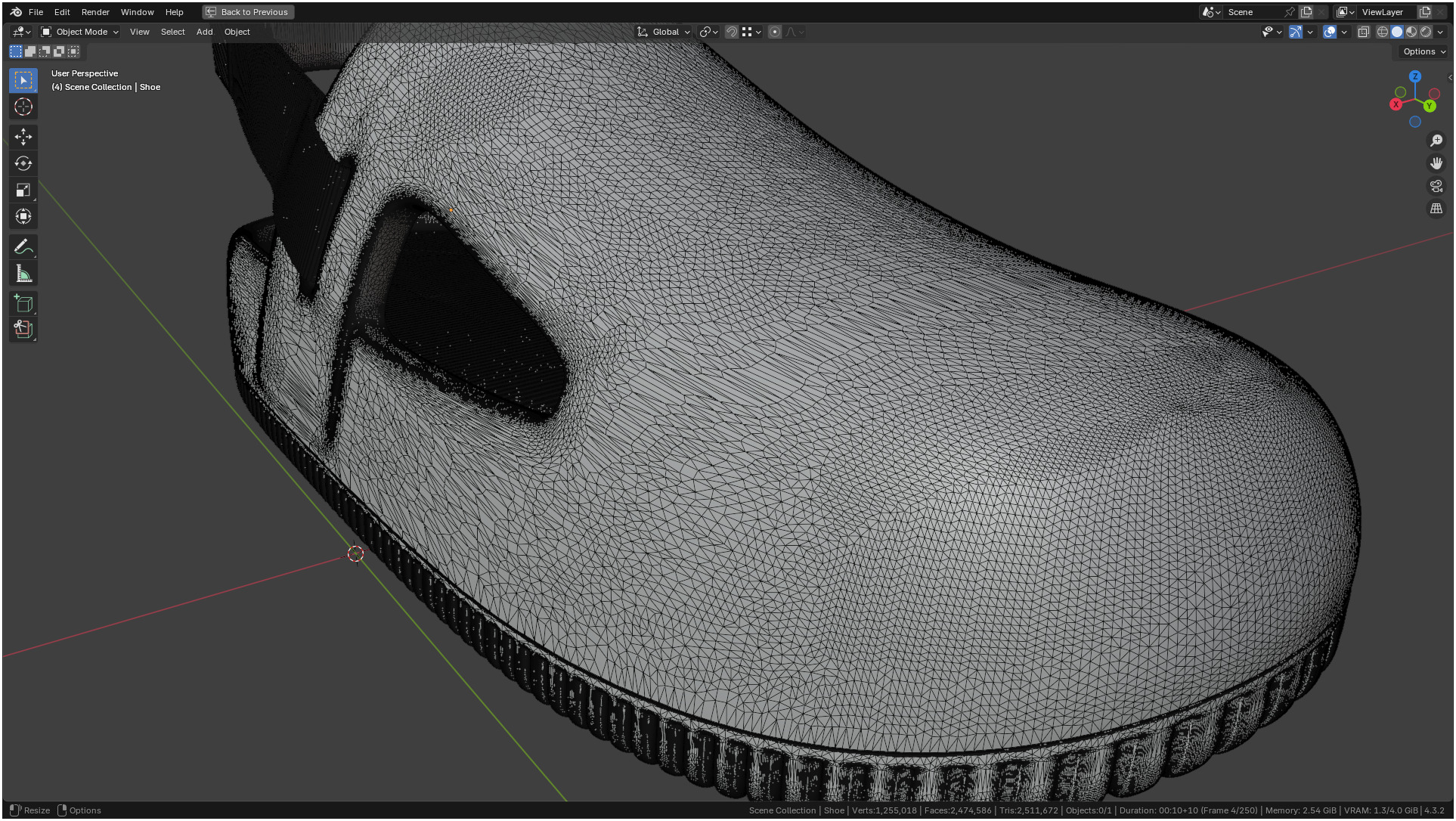 Printable Nike Calm Mule Shoe 3D print model_46