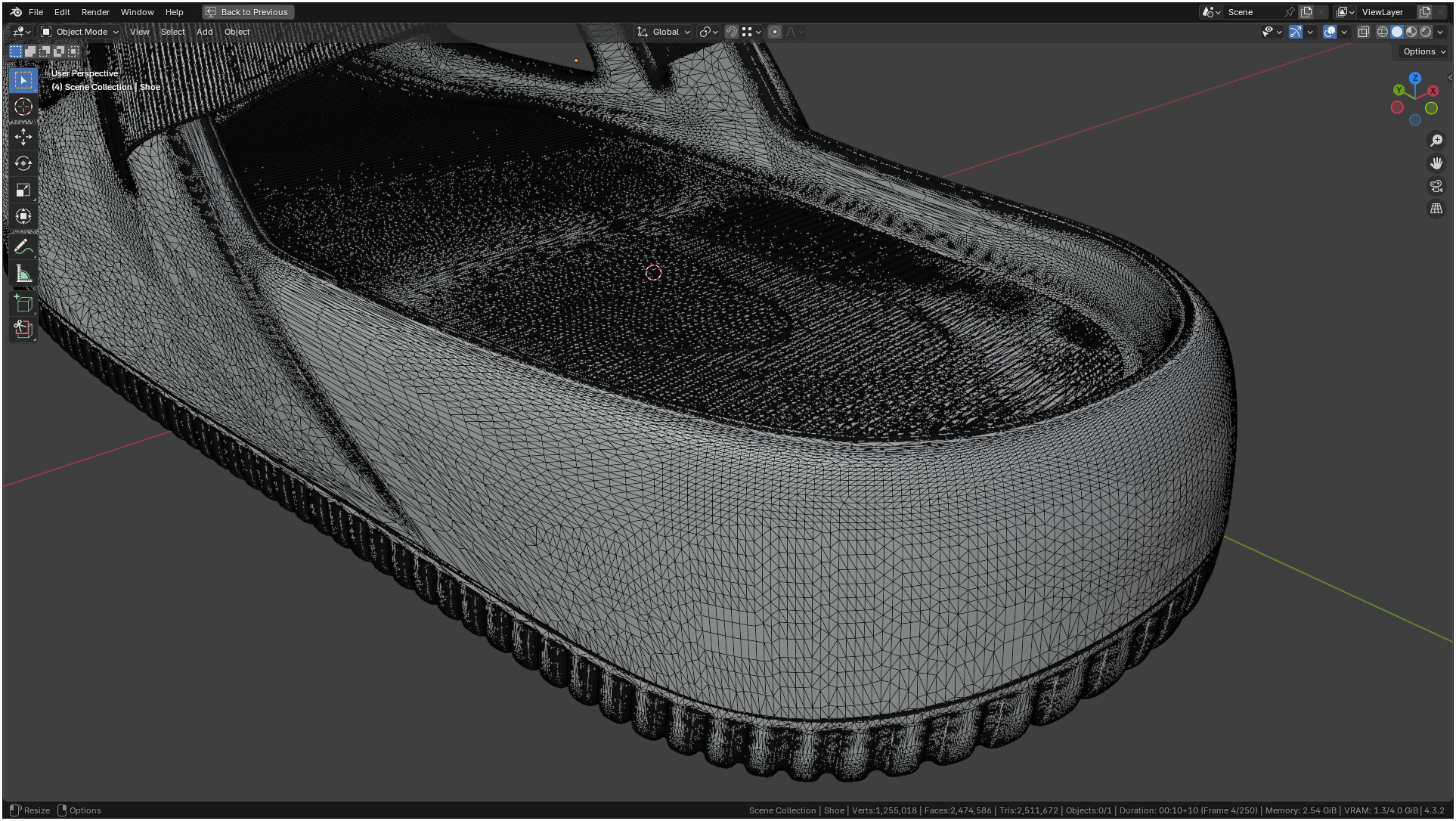 Printable Nike Calm Mule Shoe 3D print model_43