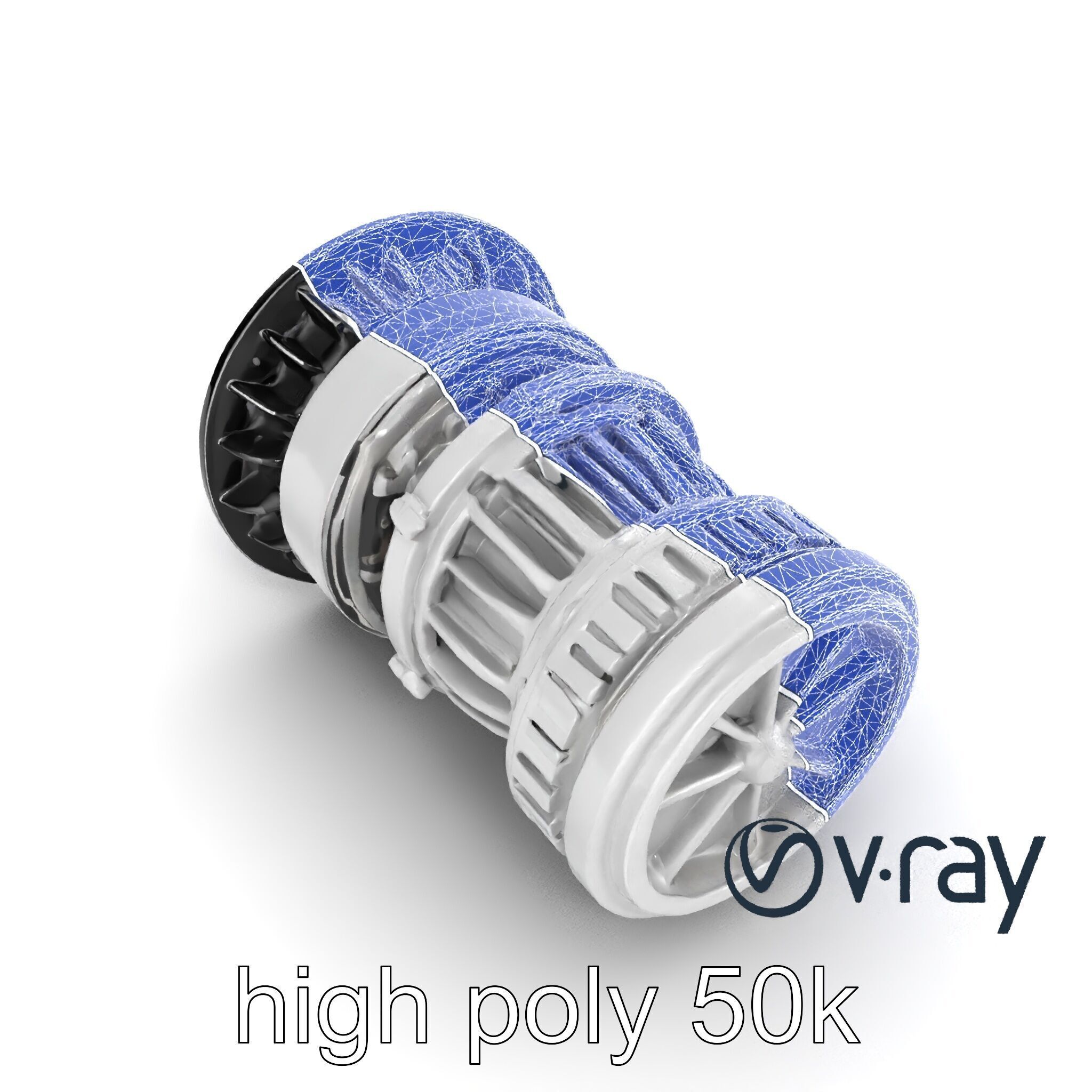 Rotary Engine Triangular Rotor Mechanics model pack Low-poly 3D model_18