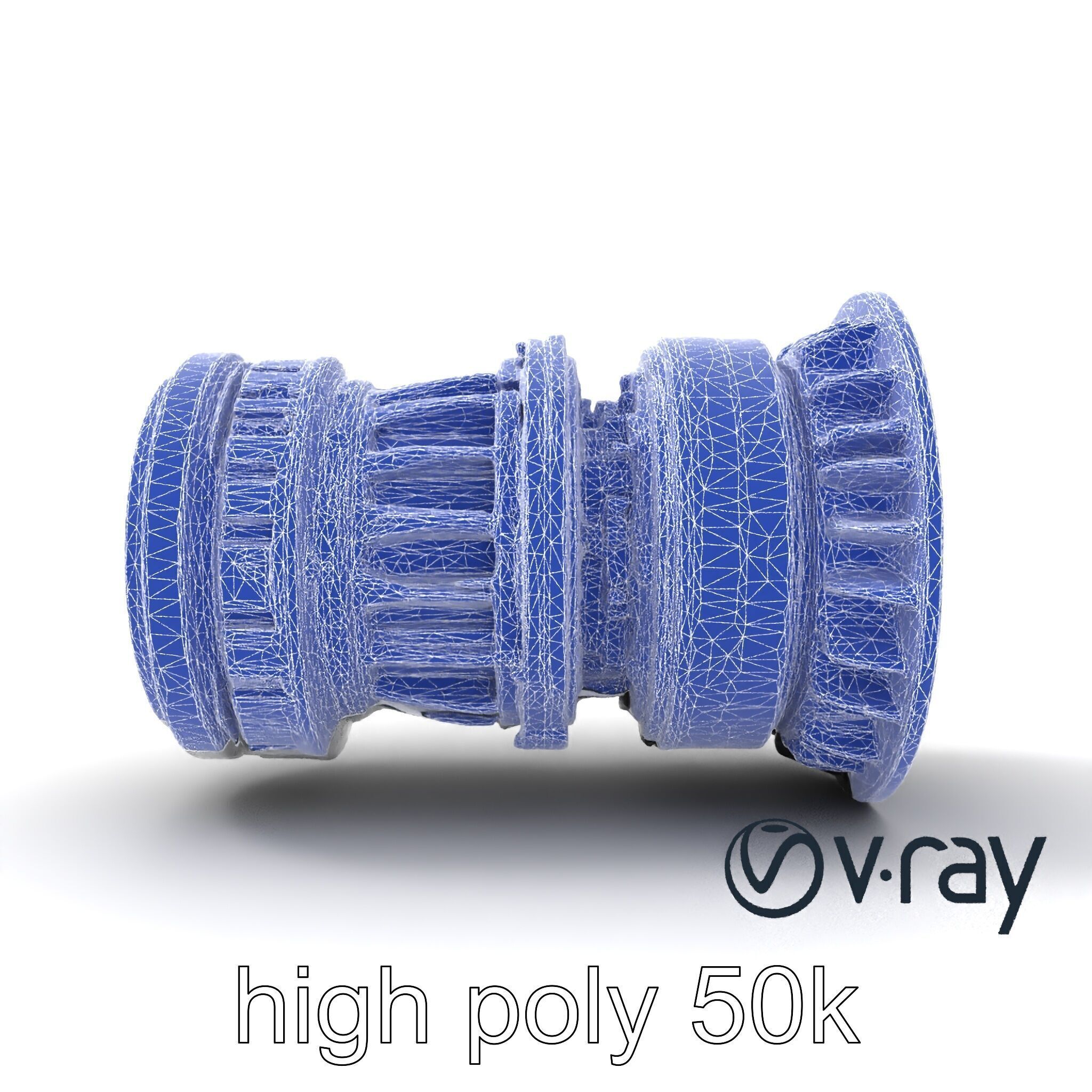 Rotary Engine Triangular Rotor Mechanics model pack Low-poly 3D model_32