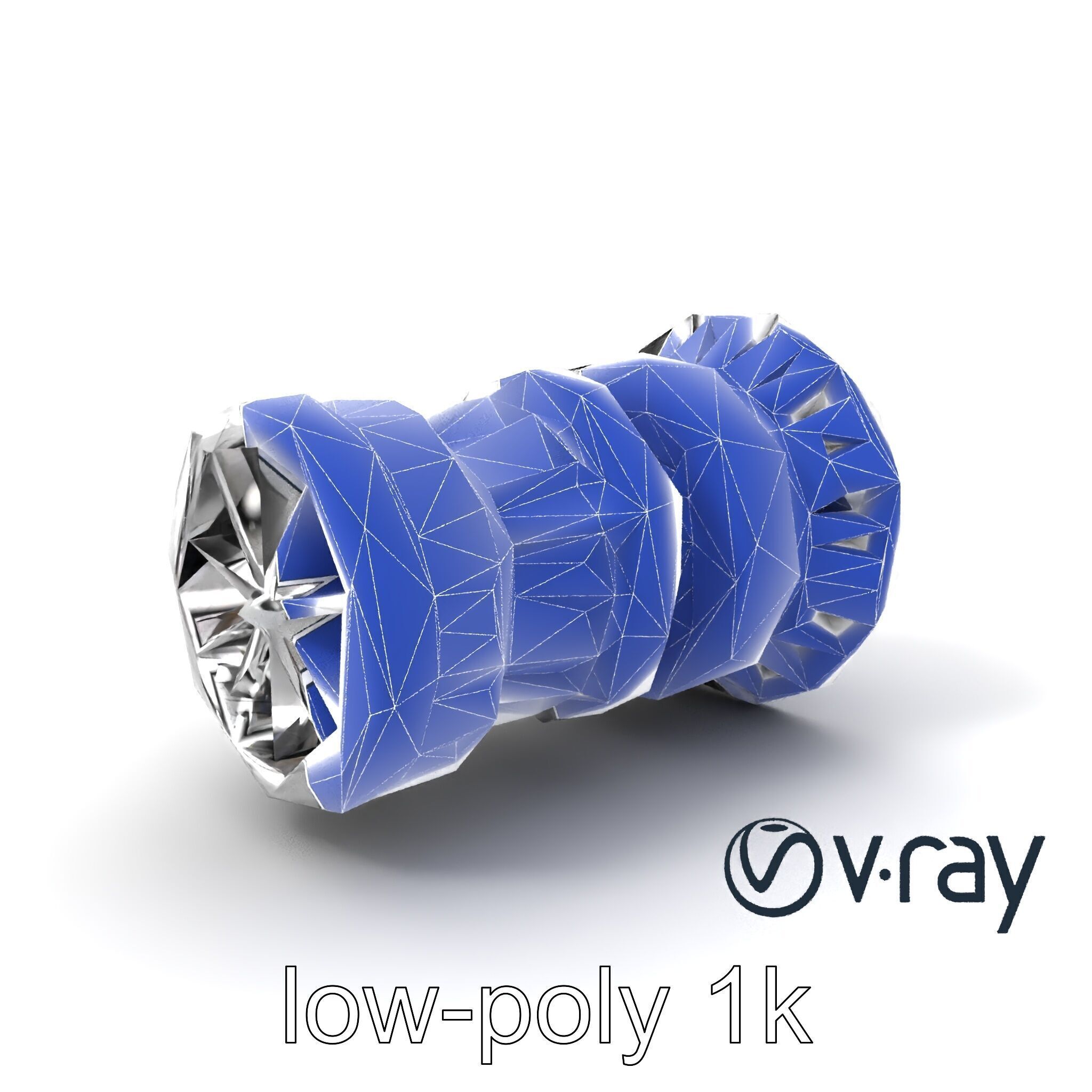 Rotary Engine Triangular Rotor Mechanics model pack Low-poly 3D model_10