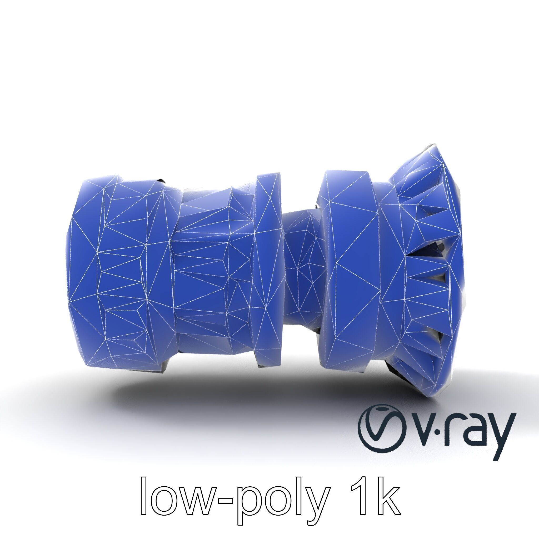 Rotary Engine Triangular Rotor Mechanics model pack Low-poly 3D model_22