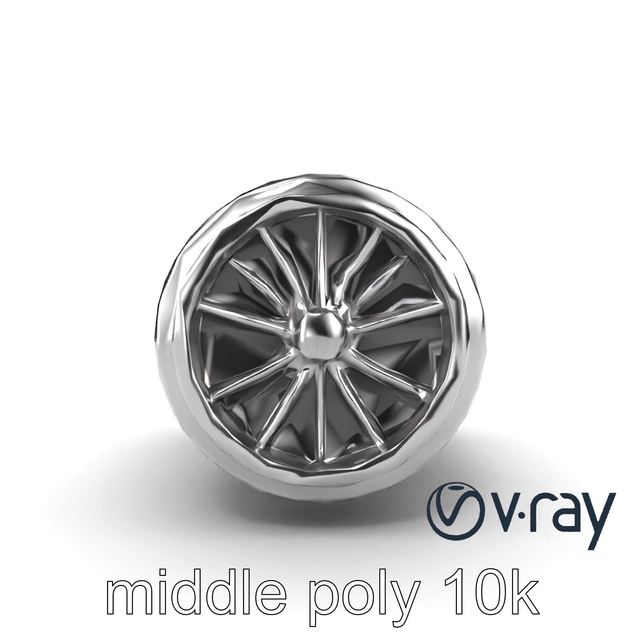 Rotary Engine Triangular Rotor Mechanics model pack Low-poly 3D model_21