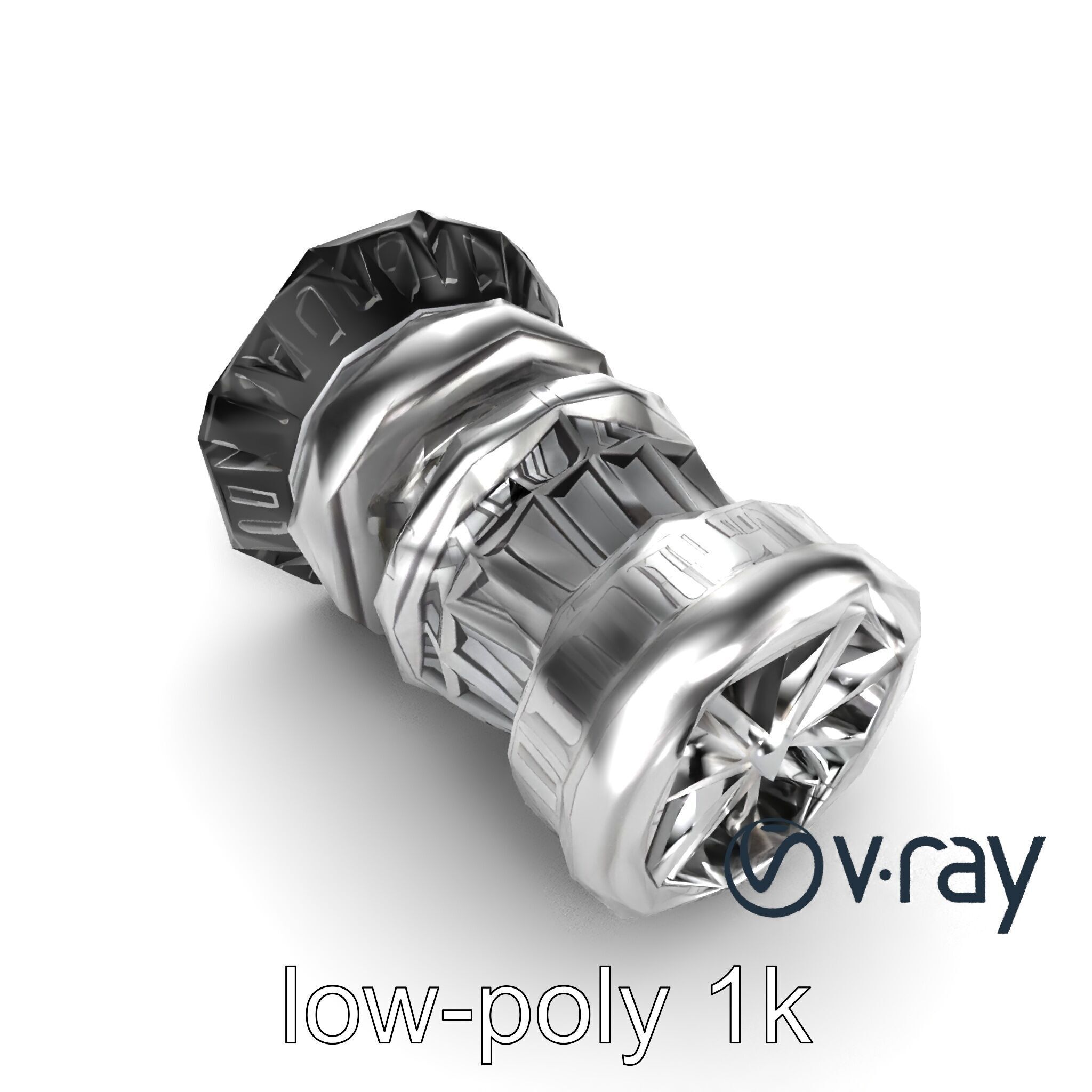 Rotary Engine Triangular Rotor Mechanics model pack Low-poly 3D model_12