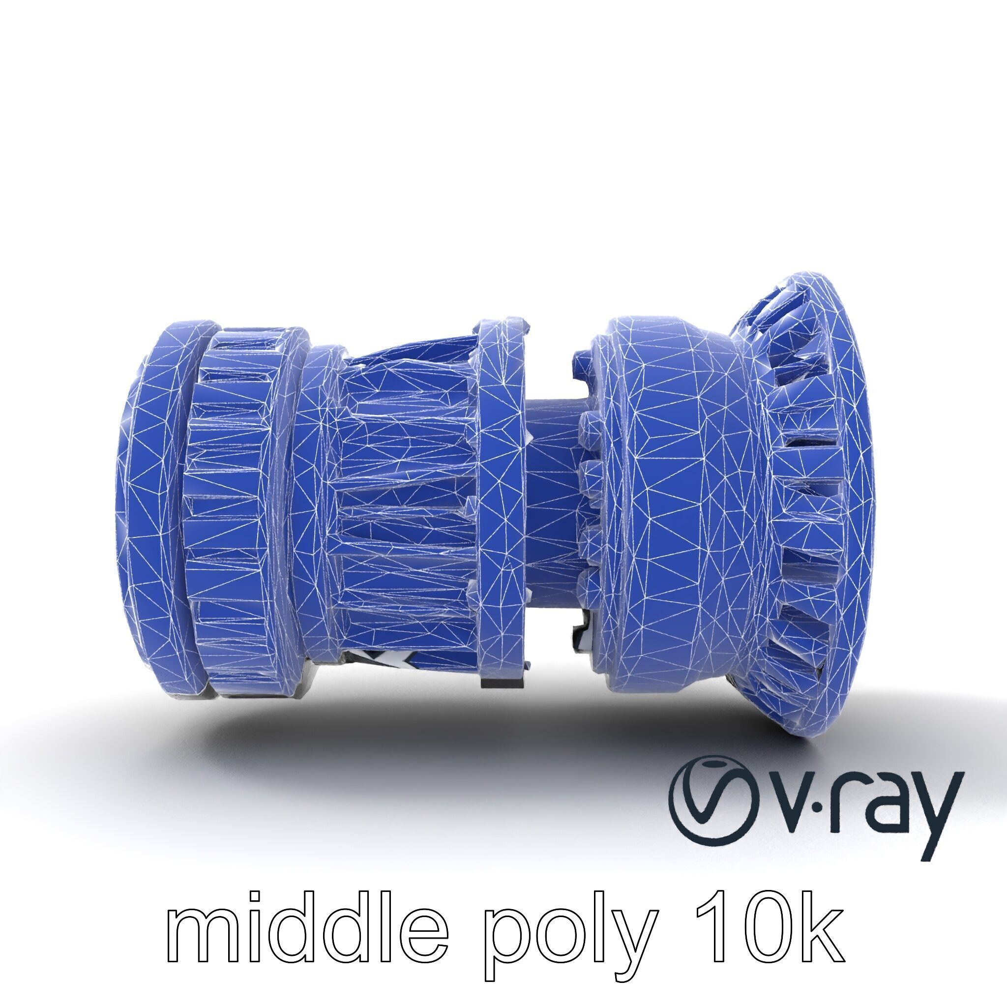 Rotary Engine Triangular Rotor Mechanics model pack Low-poly 3D model_29