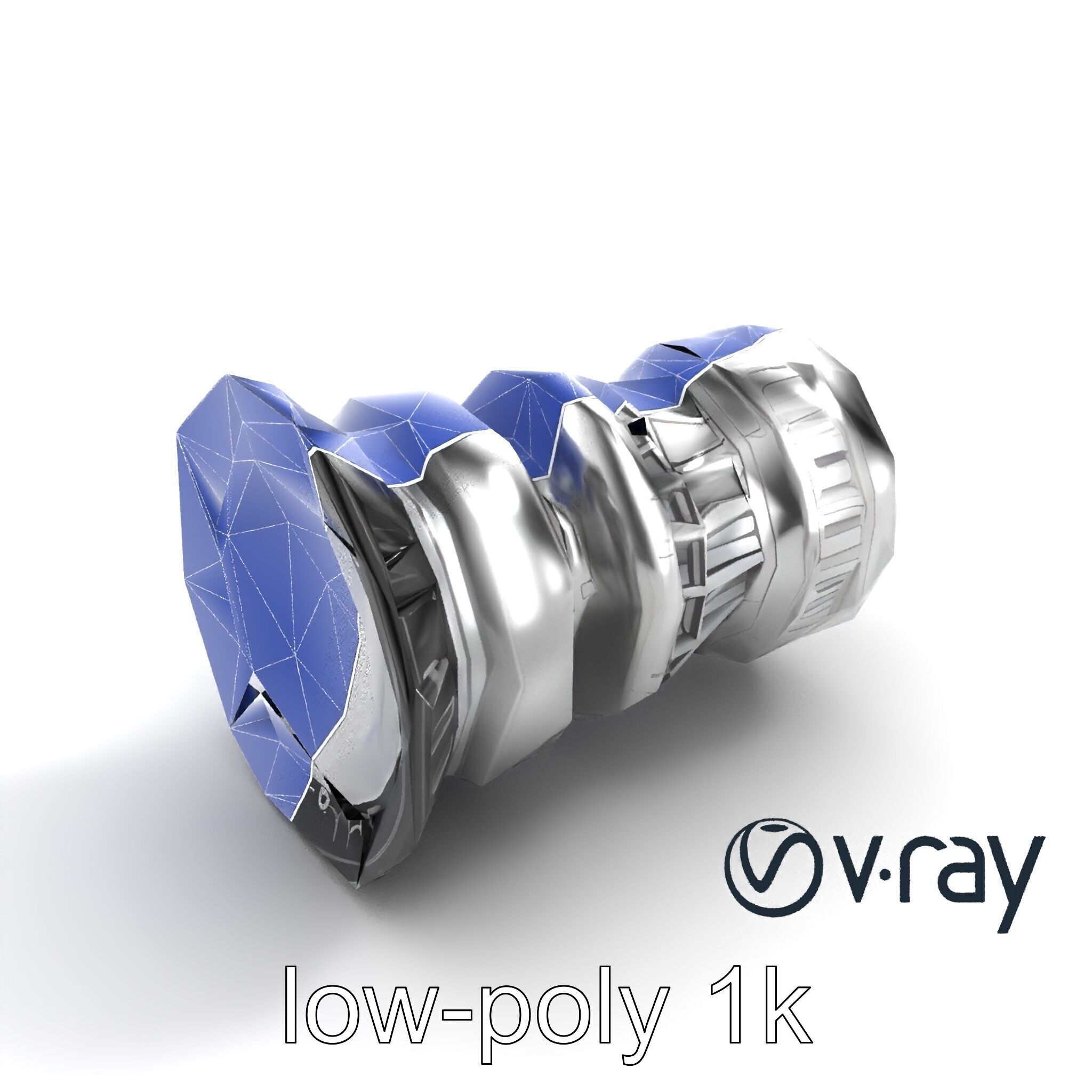 Rotary Engine Triangular Rotor Mechanics model pack Low-poly 3D model_16