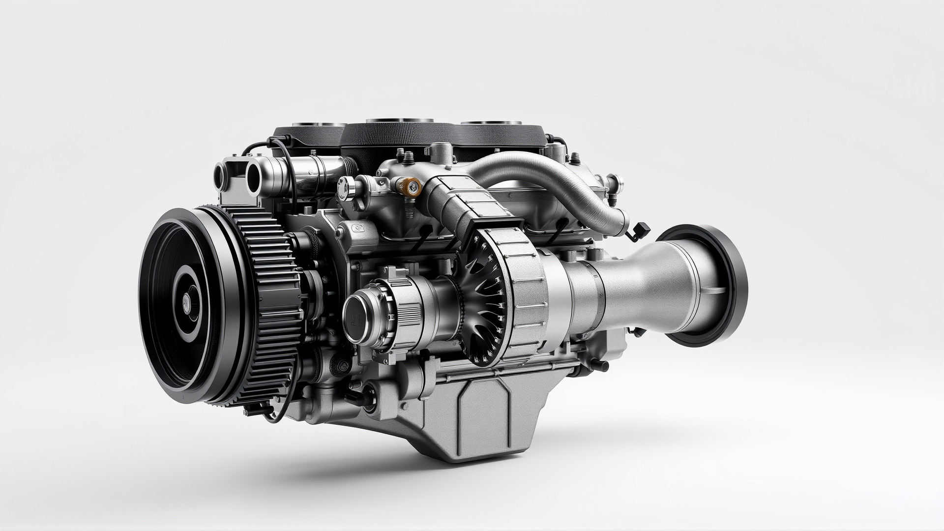 Supercharged V8 Engine with Reinforced Internals model pack Low-poly 3D model_4