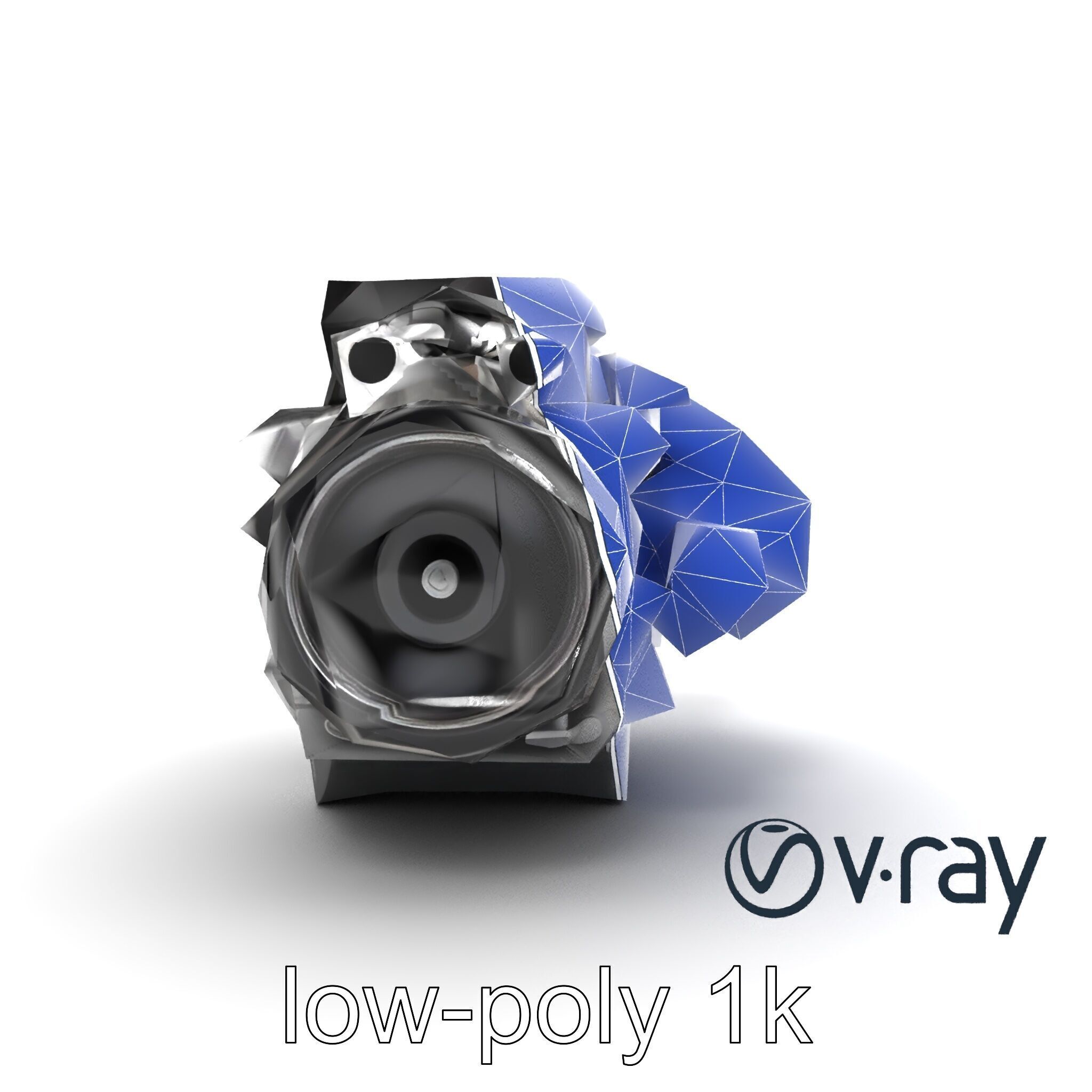 Supercharged V8 Engine with Reinforced Internals model pack Low-poly 3D model_22