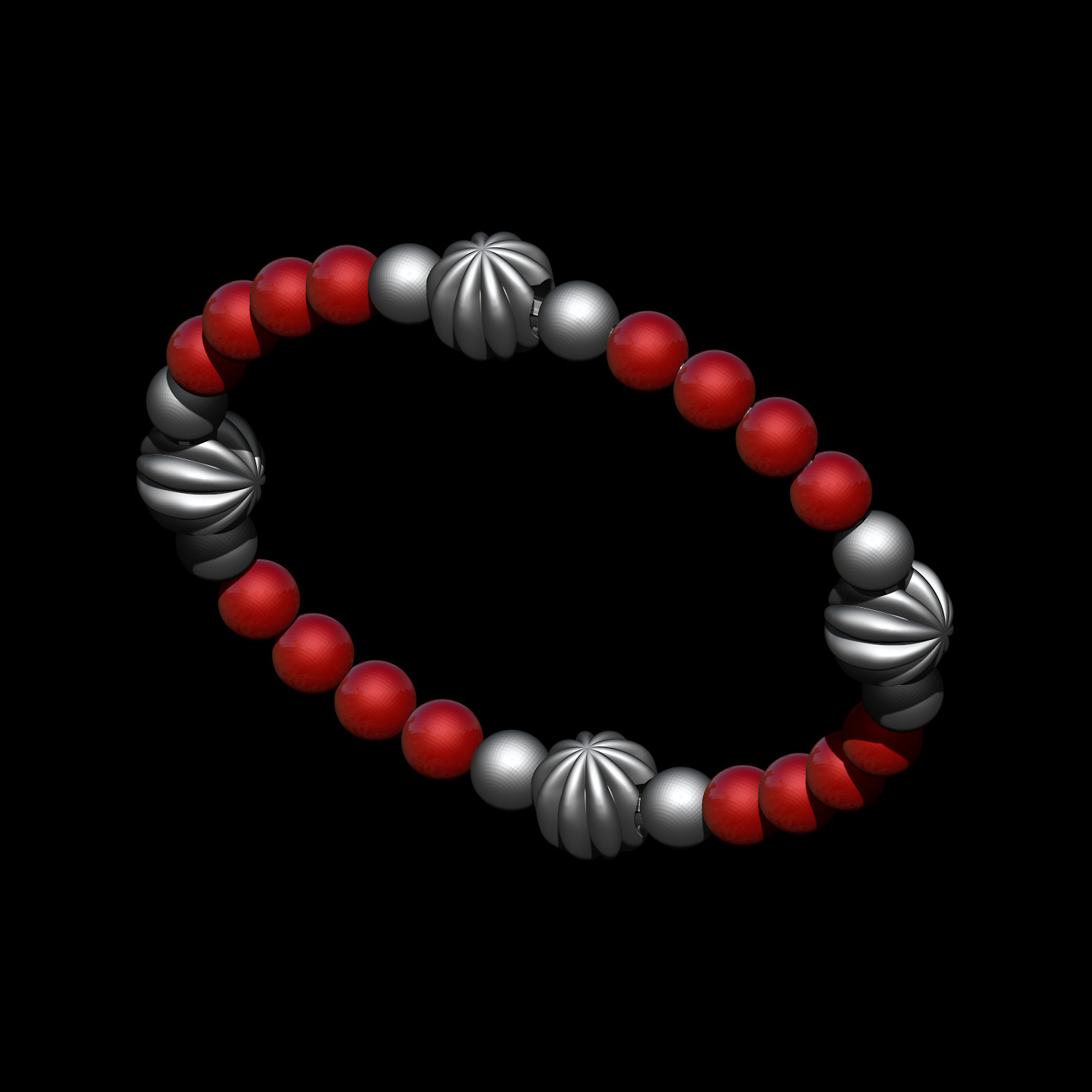 Concho Beads 3D print model_1