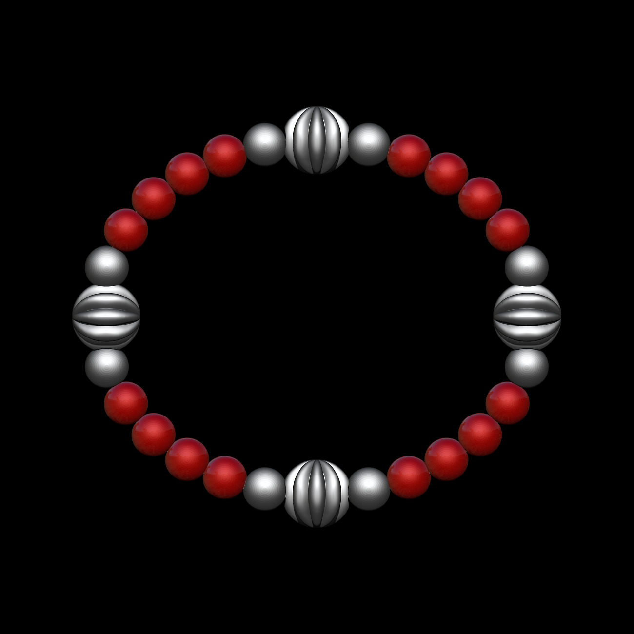 Concho Beads 3D print model_3