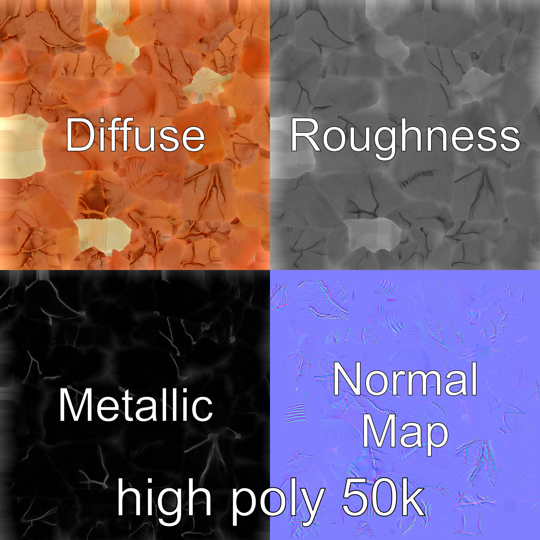 Realistic Human Lungs Anatomy model pack Low-poly 3D model_2