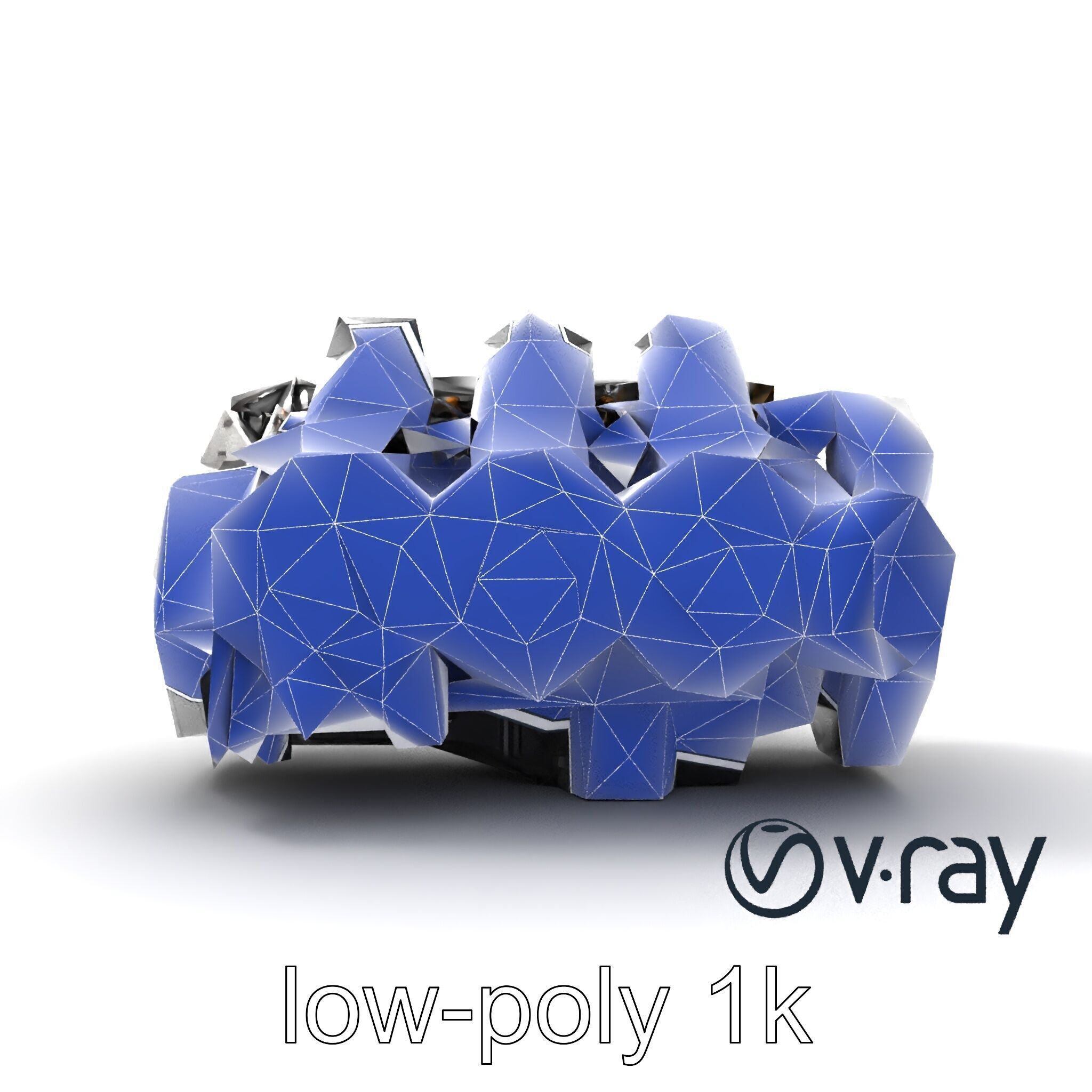 V12 Engine Billet Aluminum Components model pack Low-poly 3D model_18