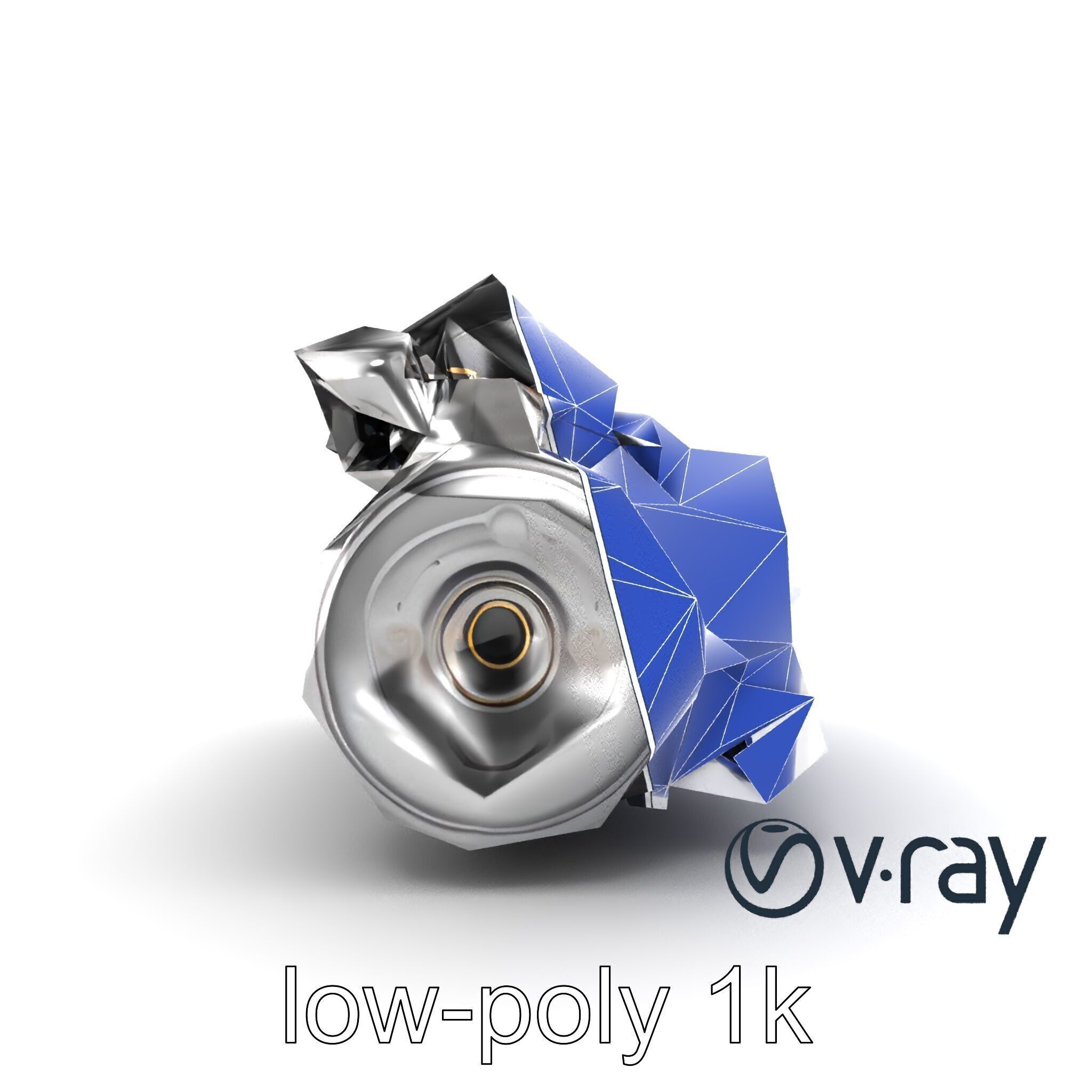 V12 Engine Billet Aluminum Components model pack Low-poly 3D model_30