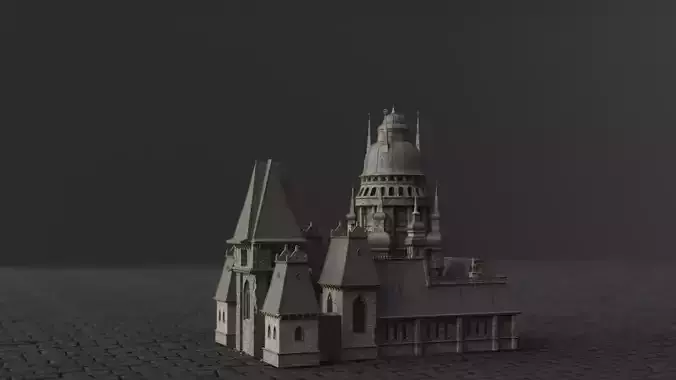 Dark Fantasy House - LGB 3D model