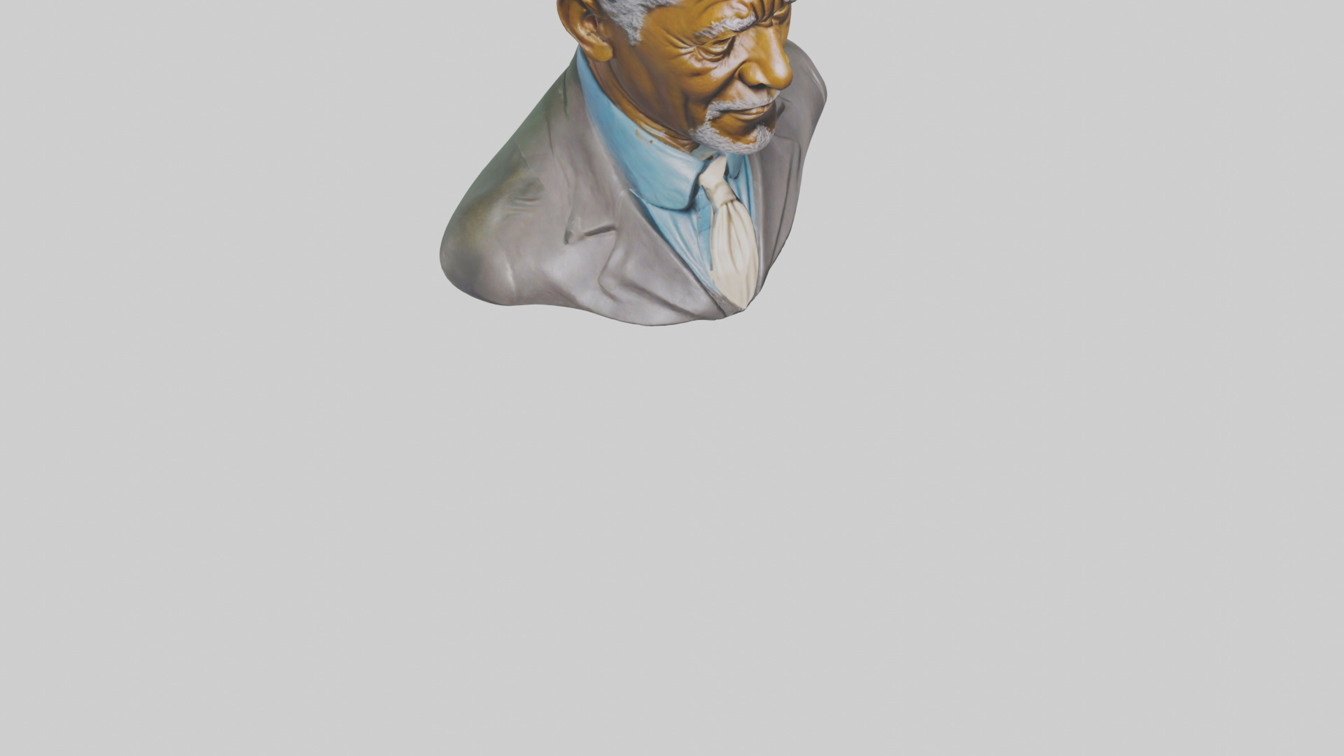 Morgan Freeman Statue Model 3D model_8