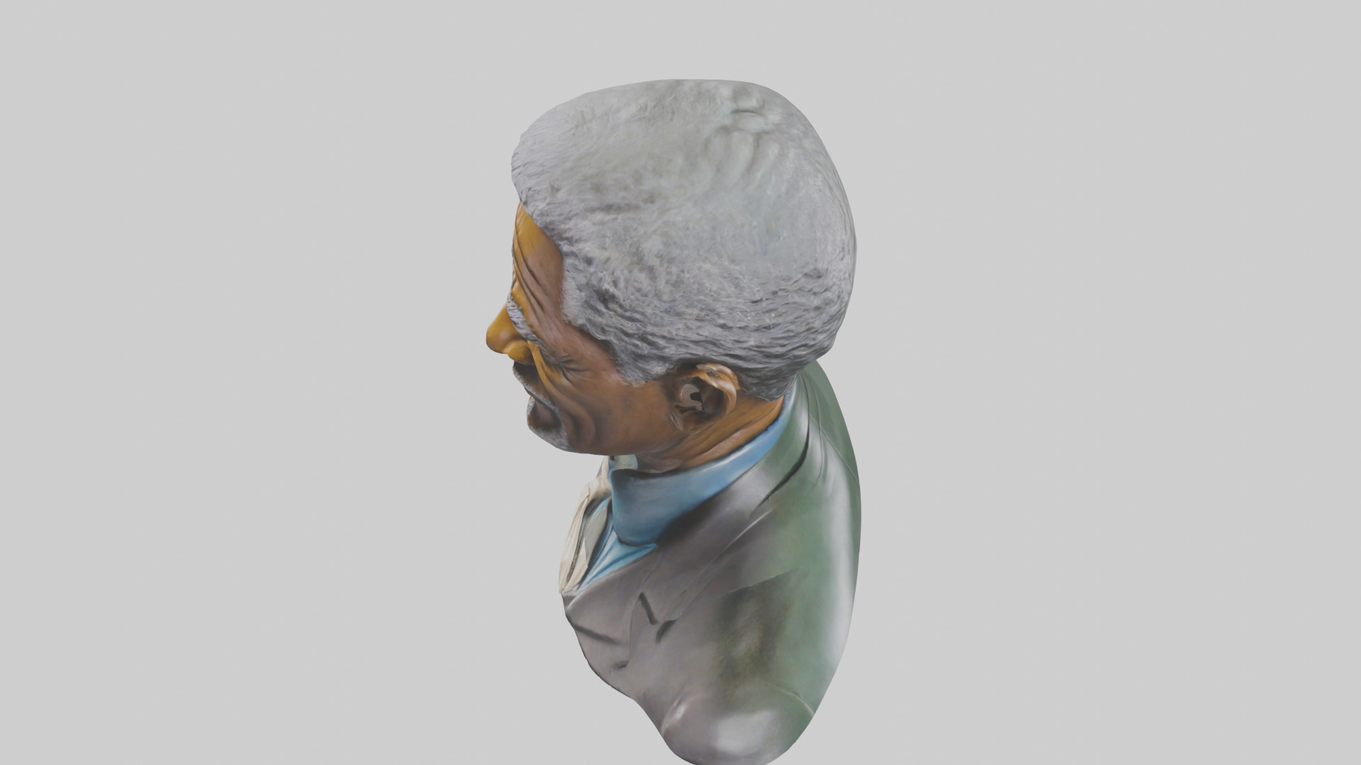 Morgan Freeman Statue Model 3D model_17