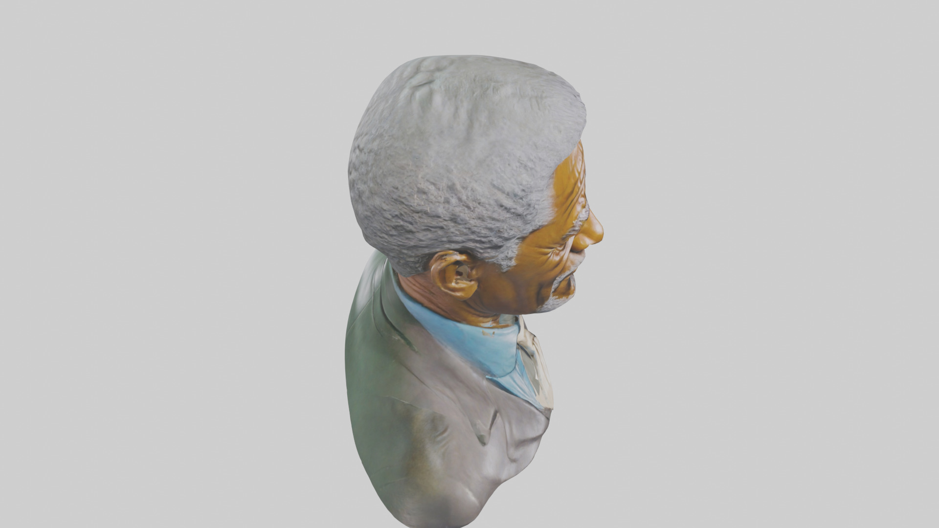 Morgan Freeman Statue Model 3D model_18
