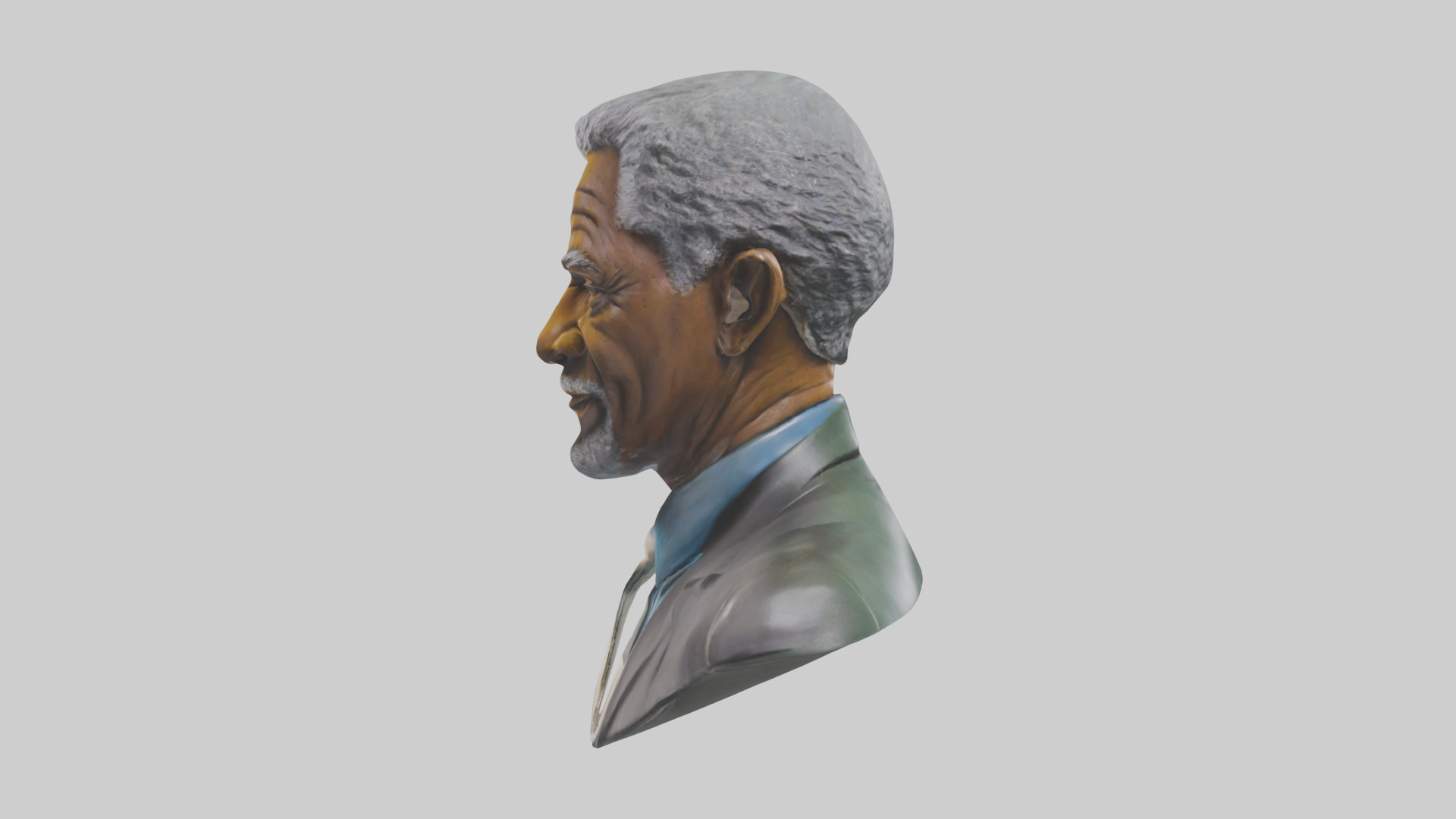 Morgan Freeman Statue Model 3D model_12
