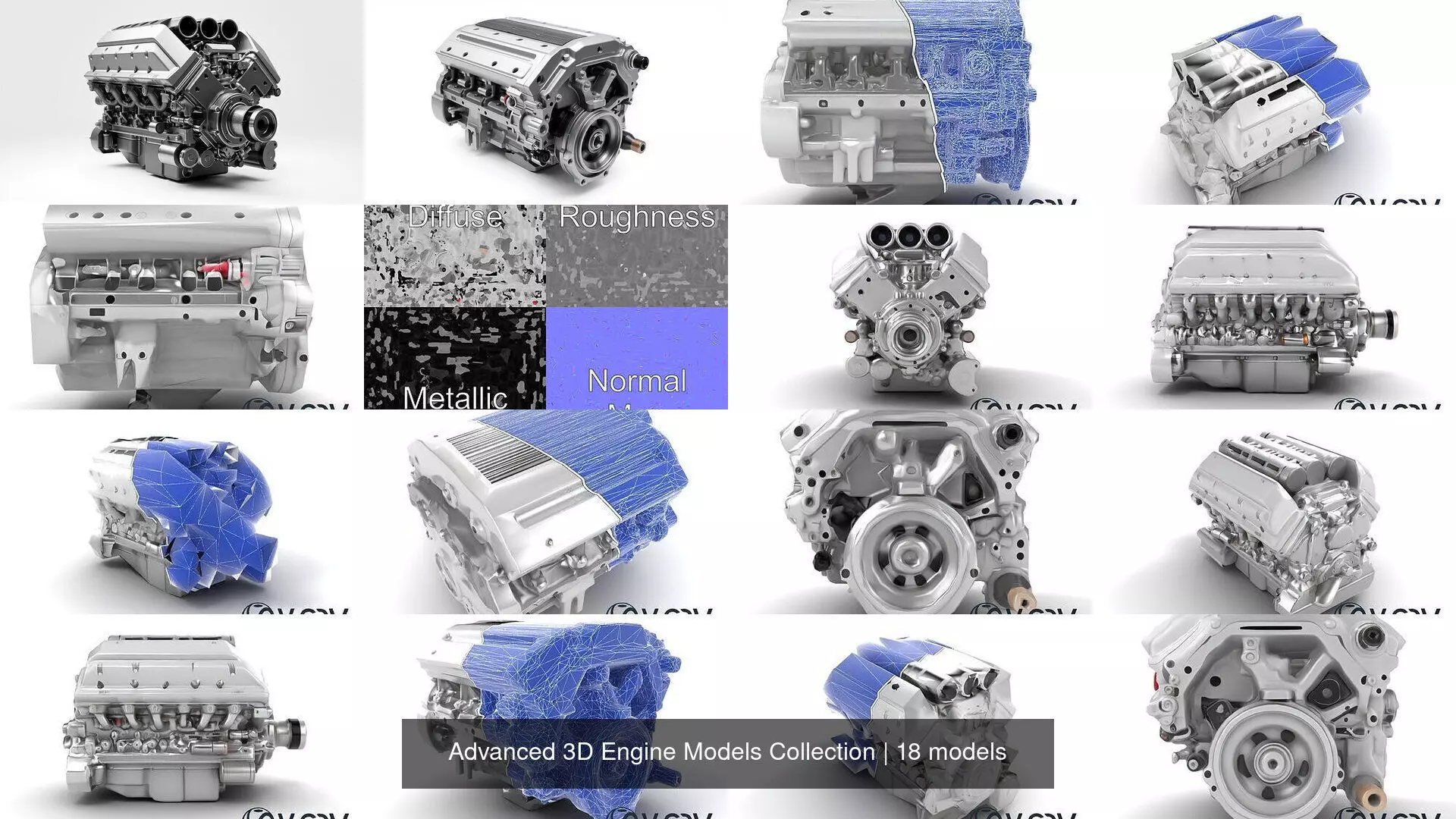 Advanced 3D Engine Models Collection _0