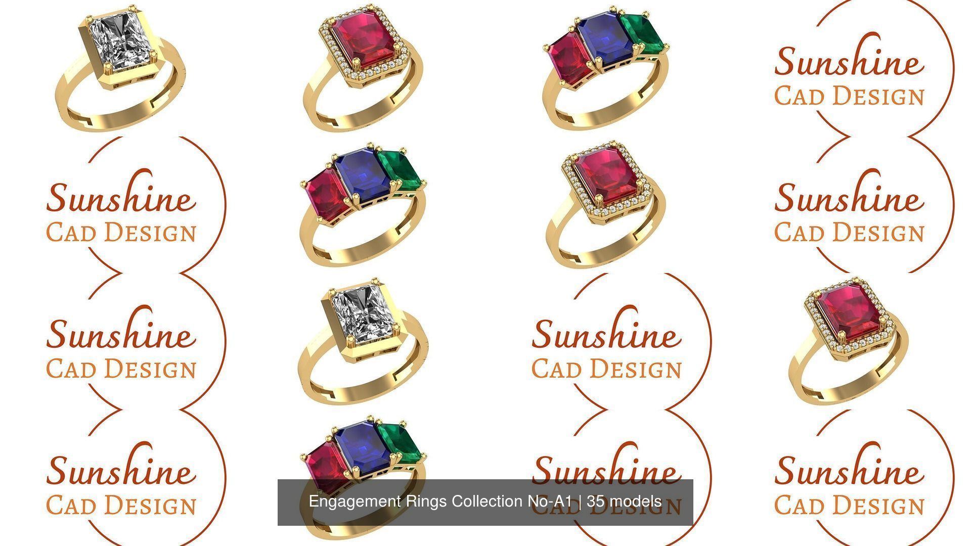 Engagement Rings Collection No-A1 _6