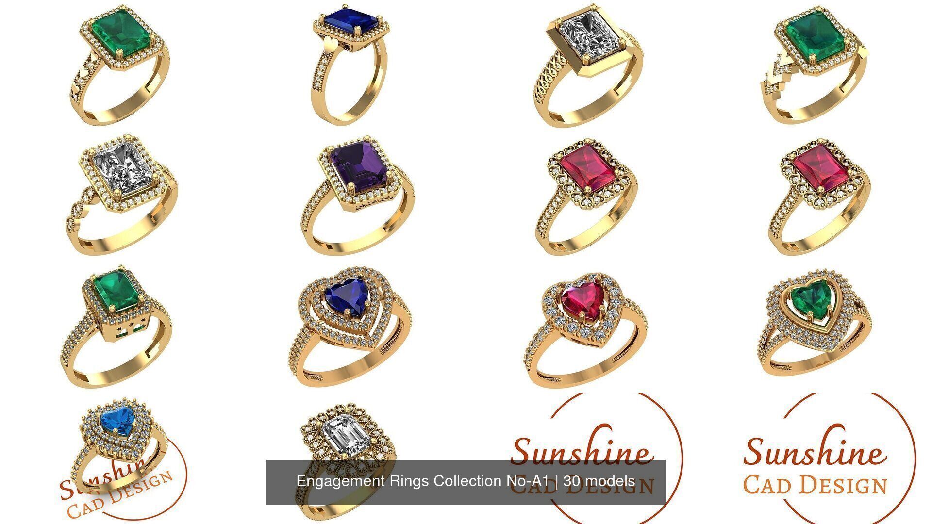 Engagement Rings Collection No-A1 _3