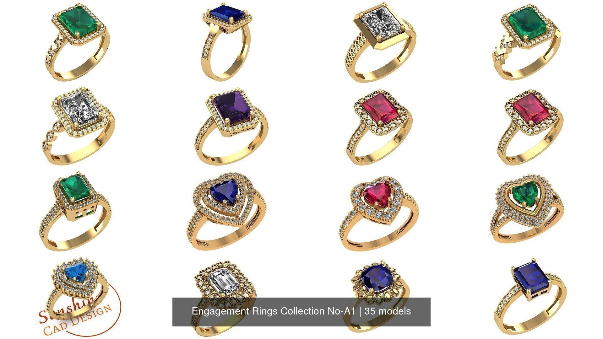 Engagement Rings Collection No-A1 _2