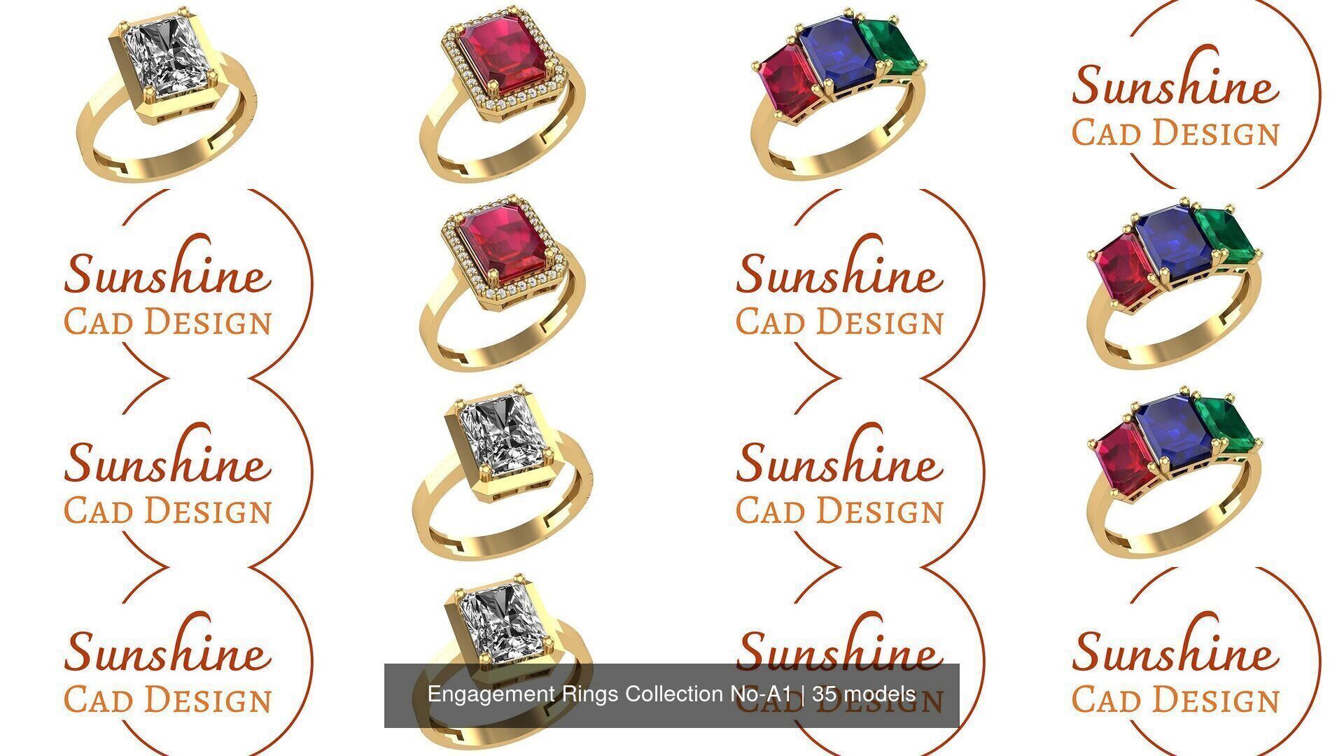 Engagement Rings Collection No-A1 _4