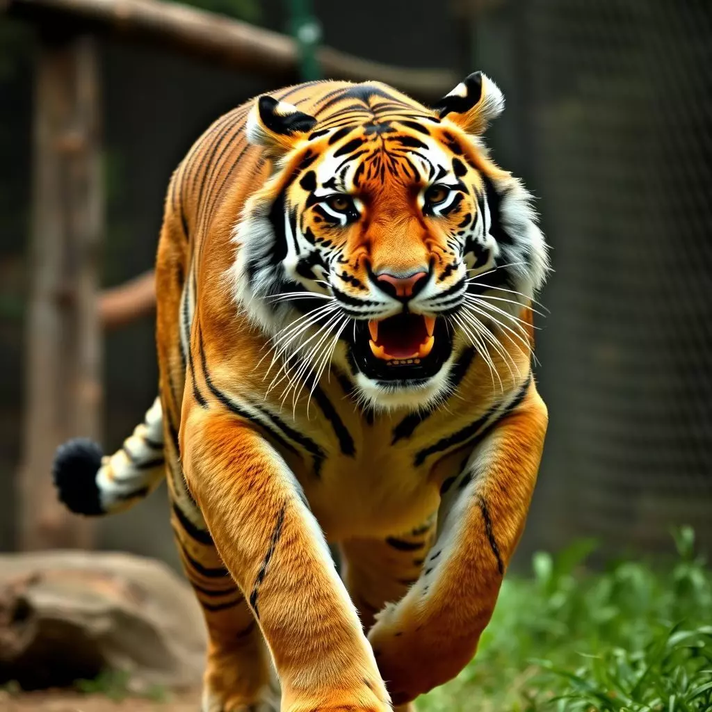 tiger king Low-poly 3D model_0