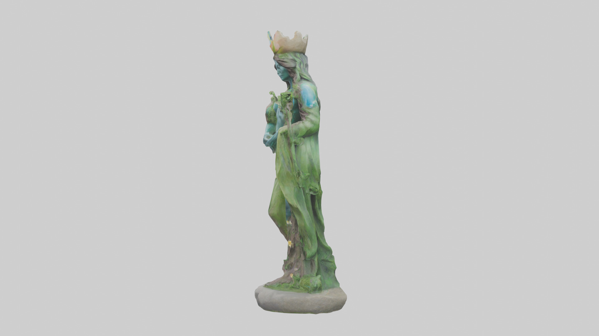 other Earth Statue model Low-poly 3D model_12