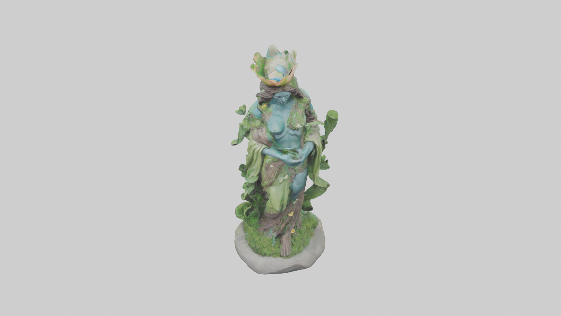 other Earth Statue model Low-poly 3D model_16