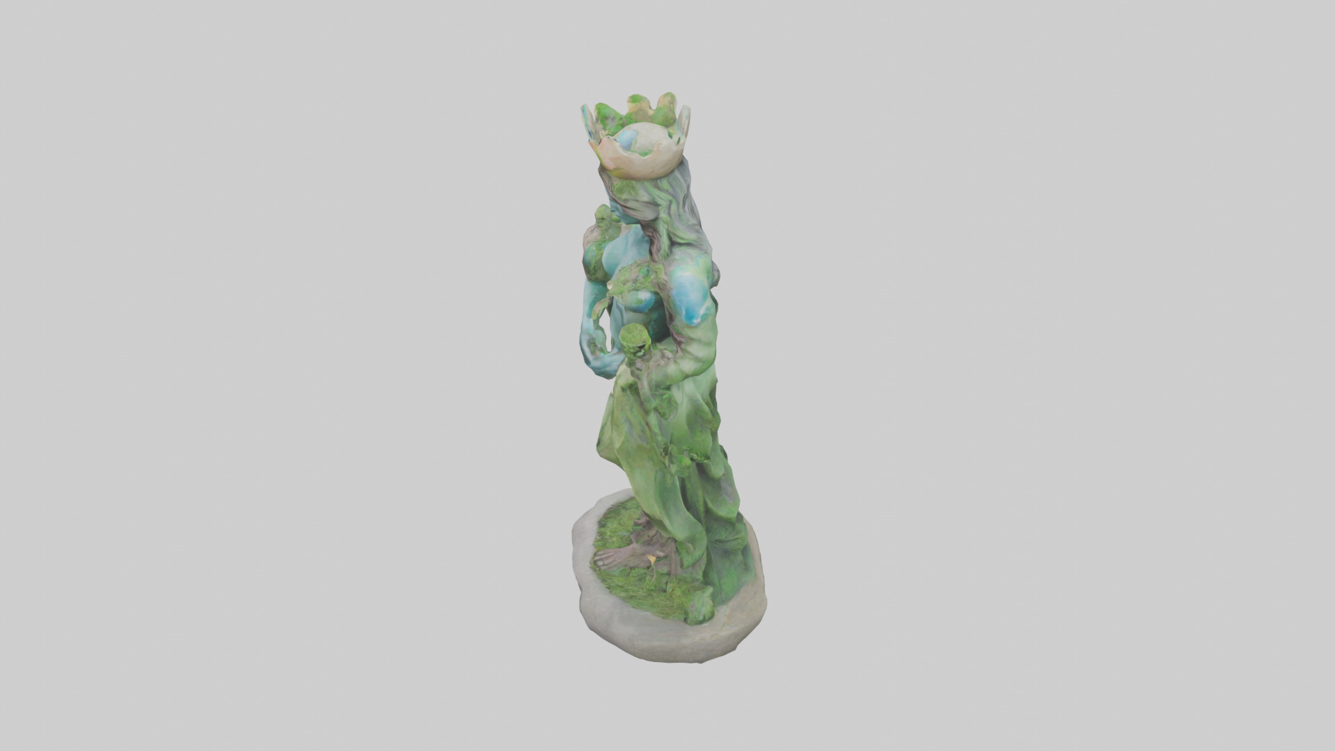 other Earth Statue model Low-poly 3D model_17
