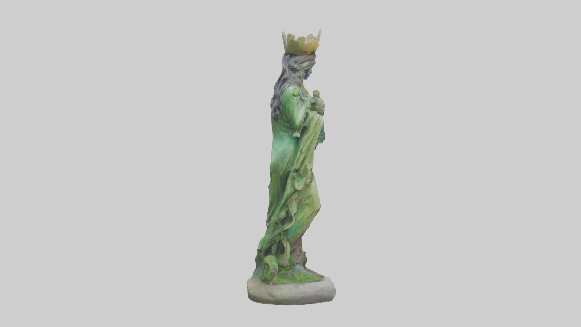 other Earth Statue model Low-poly 3D model_13
