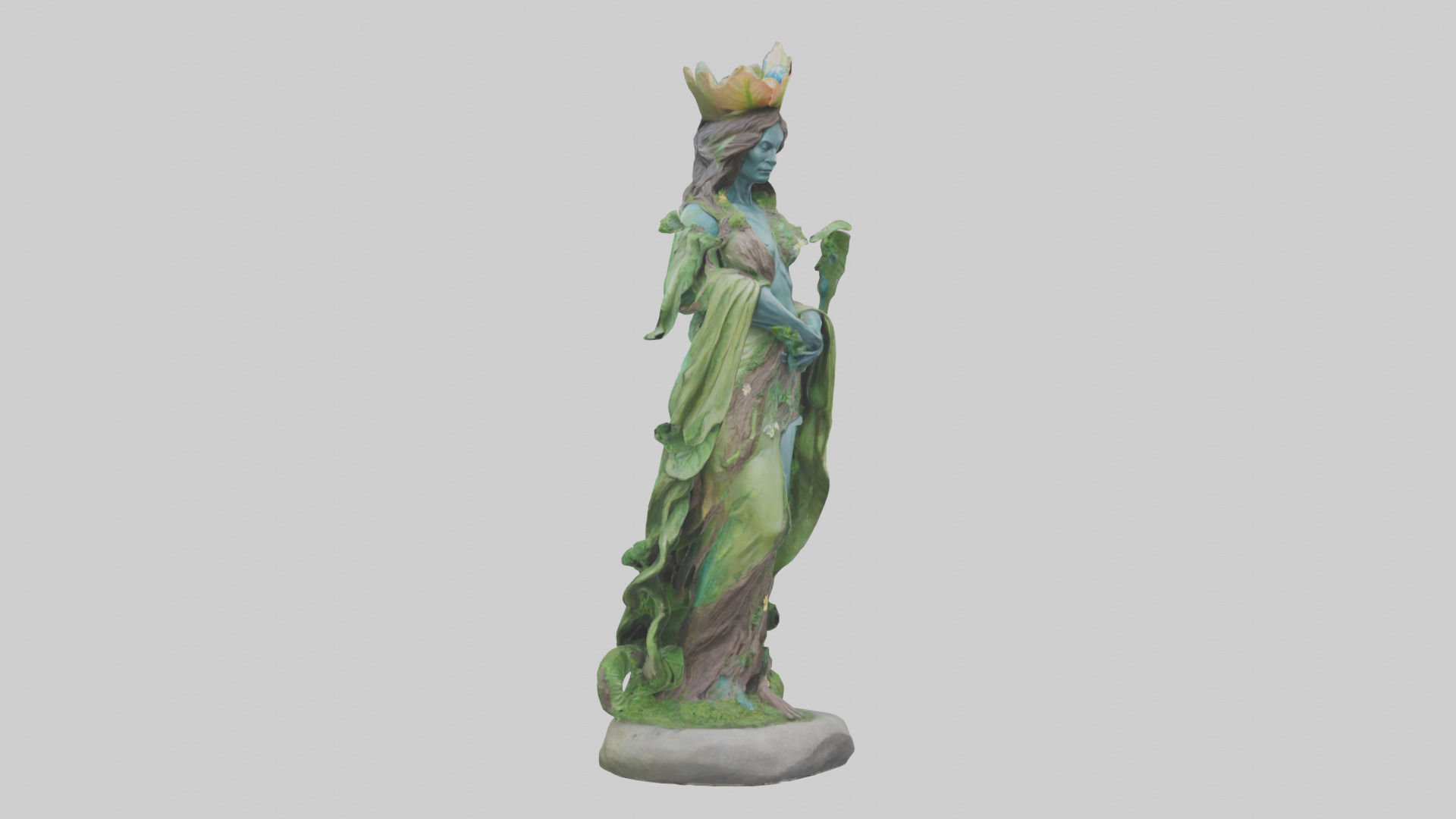 other Earth Statue model Low-poly 3D model_7