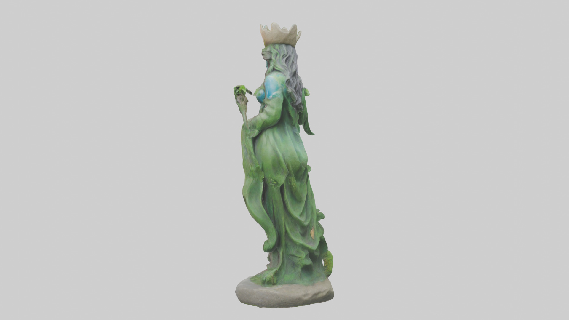 other Earth Statue model Low-poly 3D model_1